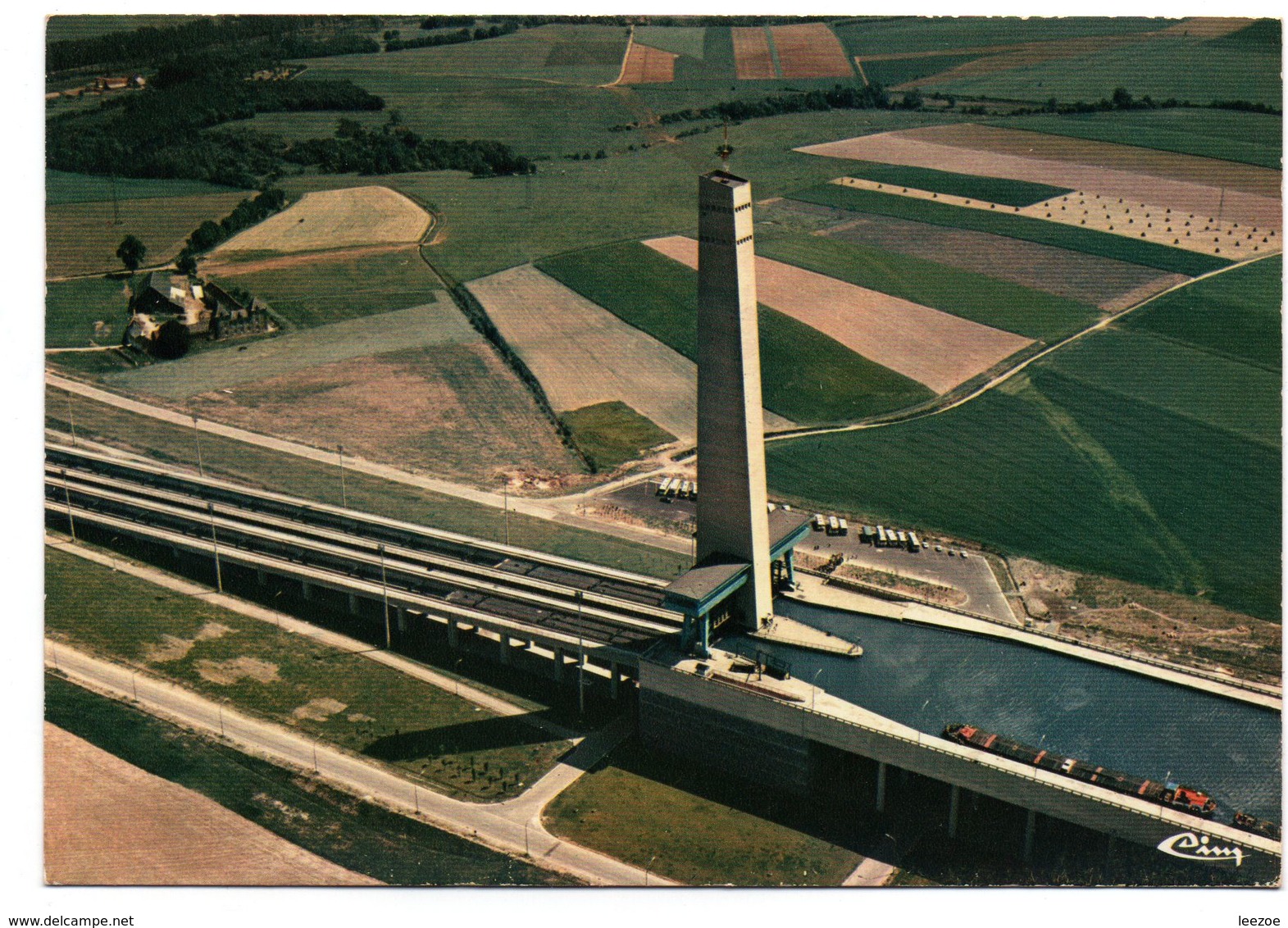 Vue Aérienne Ronquières Plan Incliné, Hellend Vlak.........c02 - Braine-le-Comte