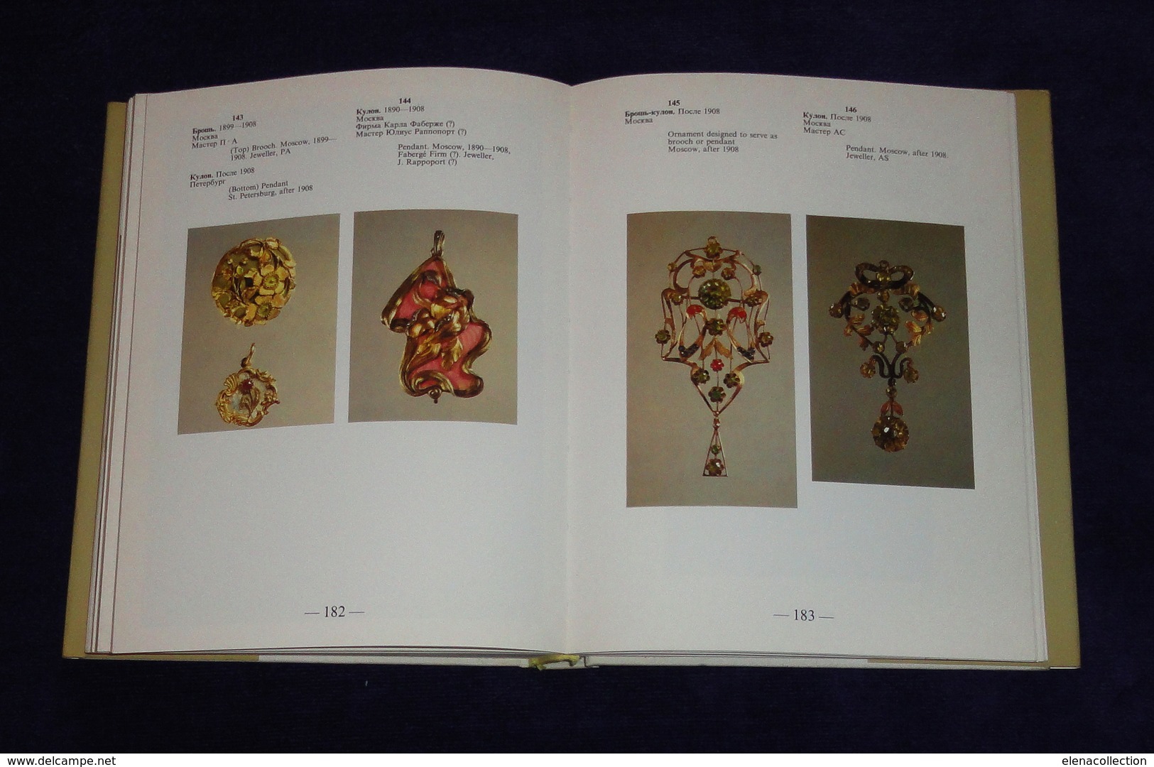 RUSSIAN GOLD & JEWELLRY Catalogue Photo Album 1987