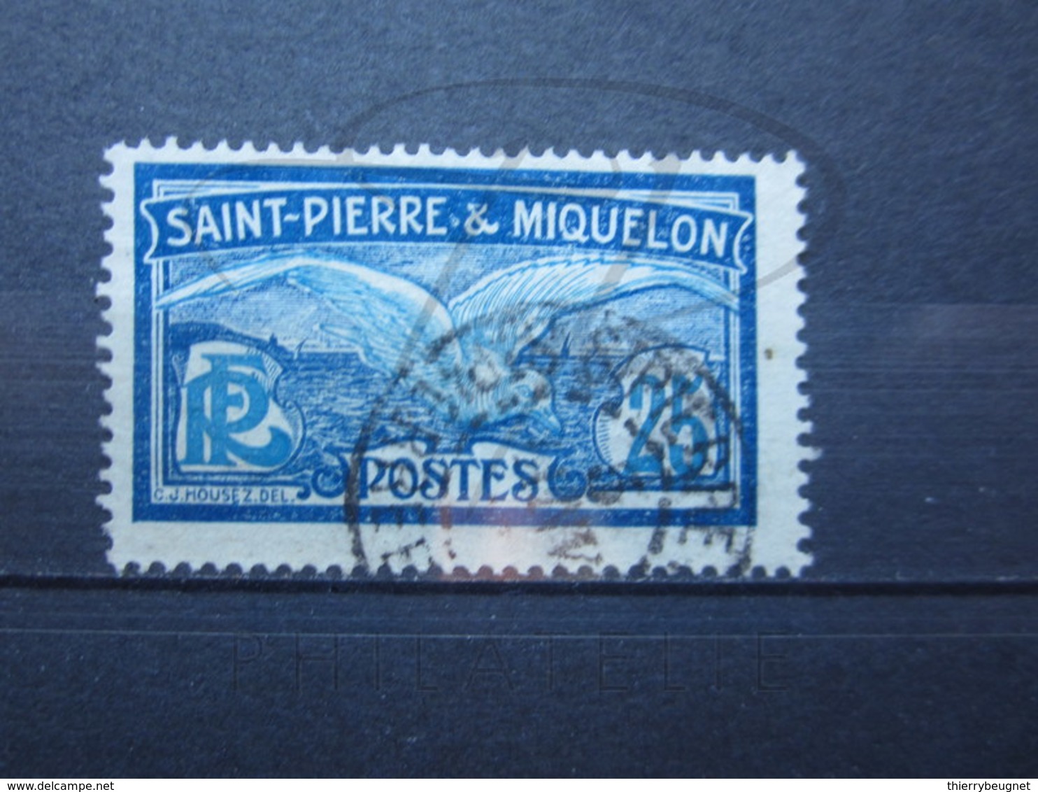 VEND BEAU TIMBRE DE S.P.M. N° 84 , OBLITERATION " ST-PIERRE " !!! - Used Stamps