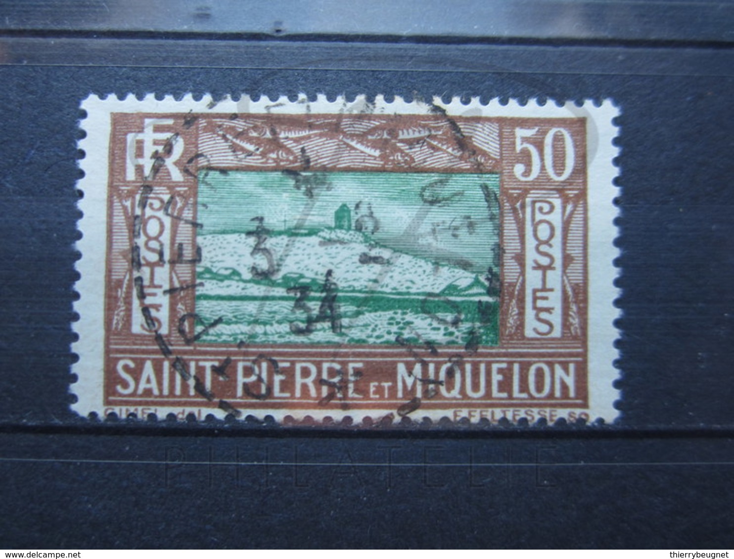 VEND BEAU TIMBRE DE S.P.M. N° 147 , OBLITERATION " ST-PIERRE ET MIQUELON " !!! - Usados