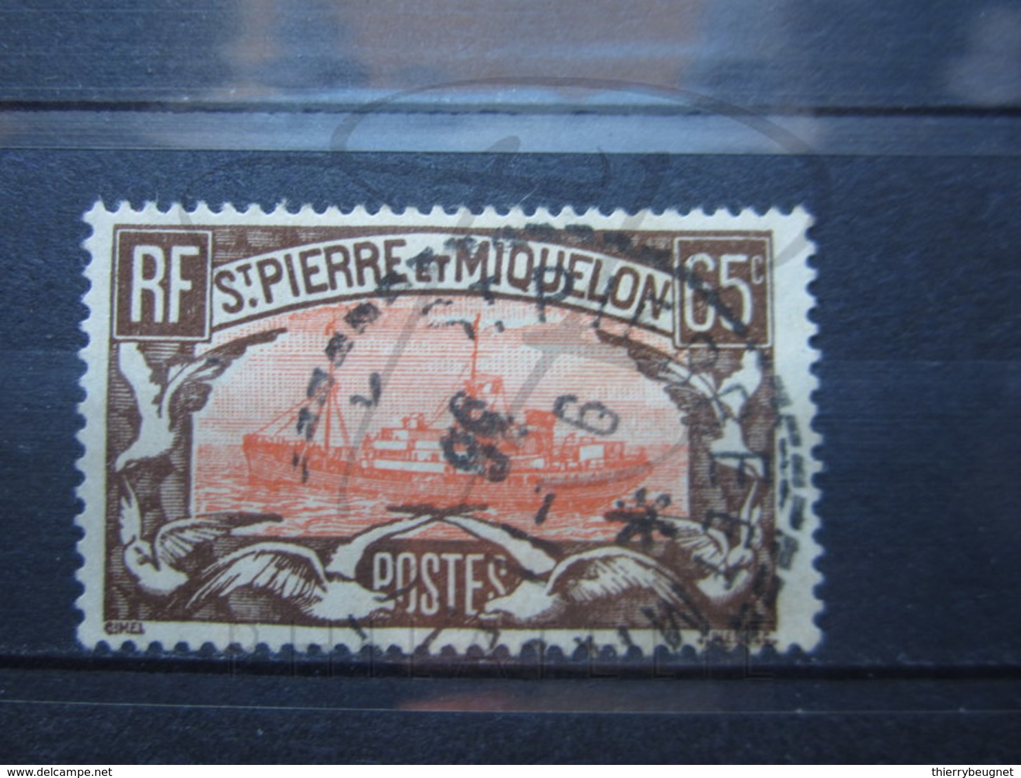 VEND BEAU TIMBRE DE S.P.M. N° 148 , OBLITERATION " ST-PIERRE ET MIQUELON " !!! (b) - Oblitérés