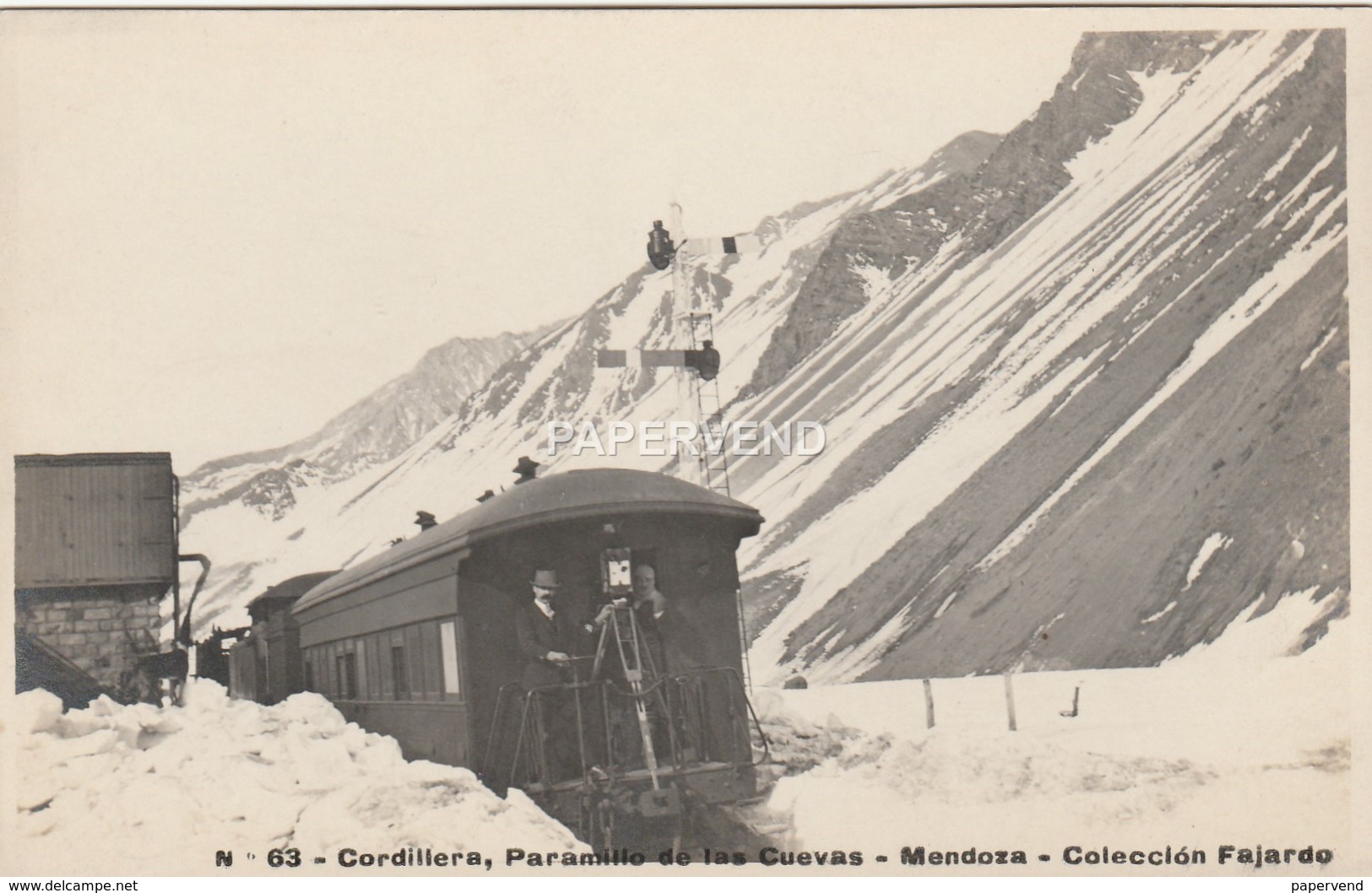 Chile  CORDILLERA  Paramillo De Las Cuevas - Mendoza RP Ce274 - Chile