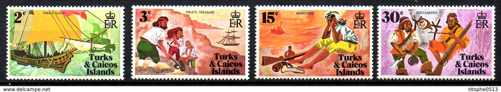 TURKS & CAIQUES. N°276-9 De 1971. Pirates. - Turks- En Caicoseilanden