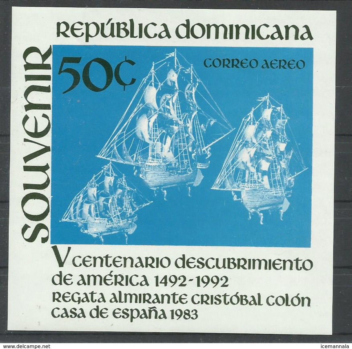 DOMINICANA YVERT H/B  36  MNH  ** - República Dominicana