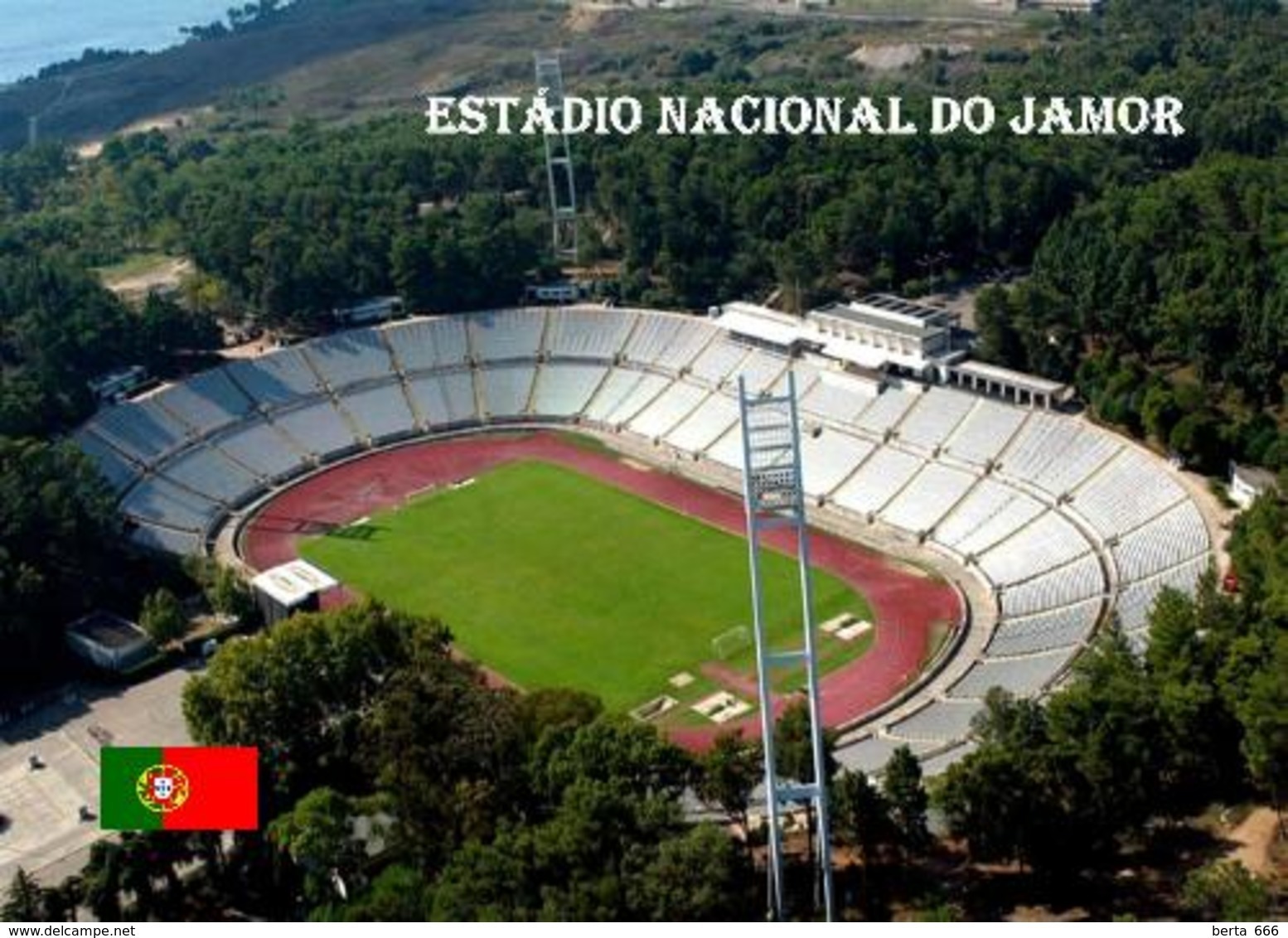 Portugal Jamor National Stadium New Postcard Stadion AK - Football