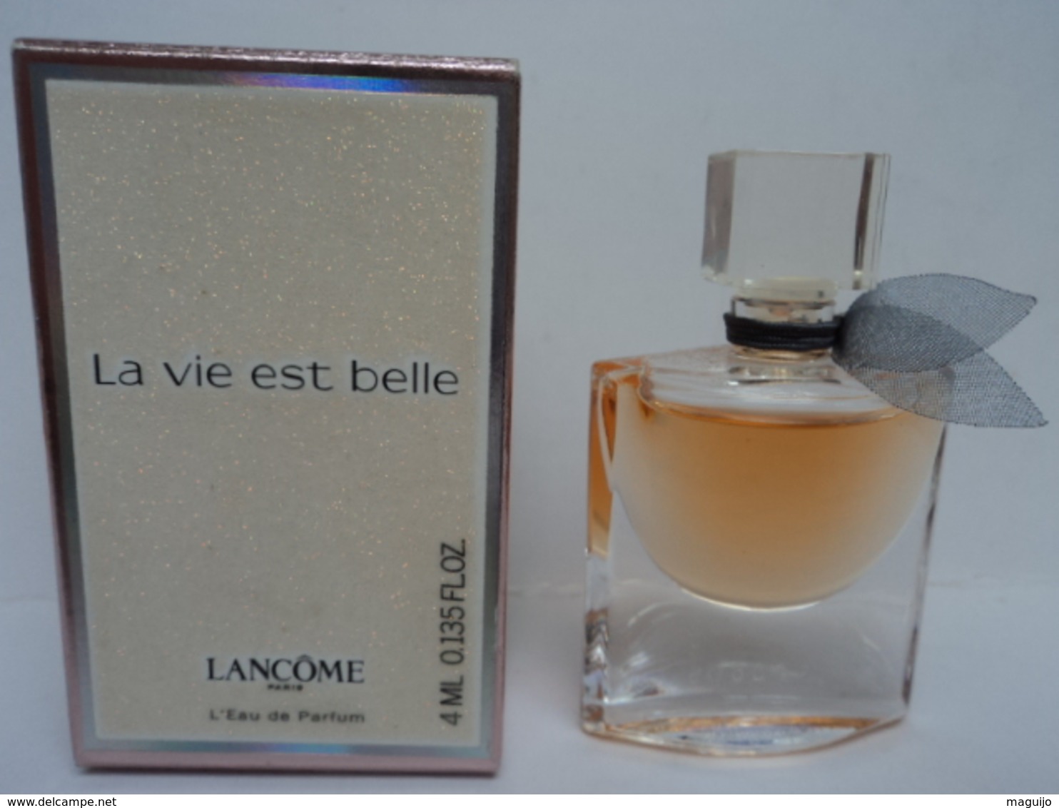 LANCOME" LA VIE EST BELLE'" MINI EDP 4 ML BOITE SCINTILLANTE  LIRE ET VOIR!! - Miniaturen Flesjes Dame (met Doos)