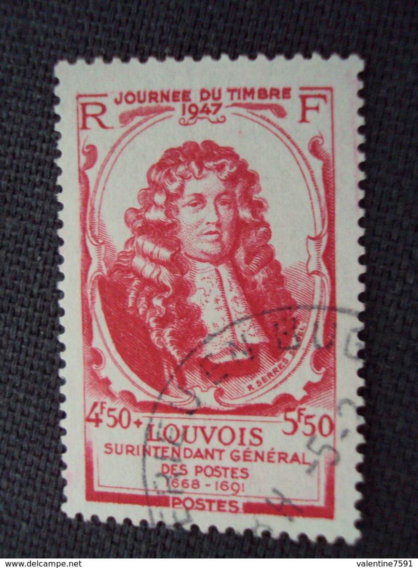 1944- Timbre Oblitéré N° 779- " Journée Du Timbre , LOUVOIS"       Net    0.80 - Oblitérés