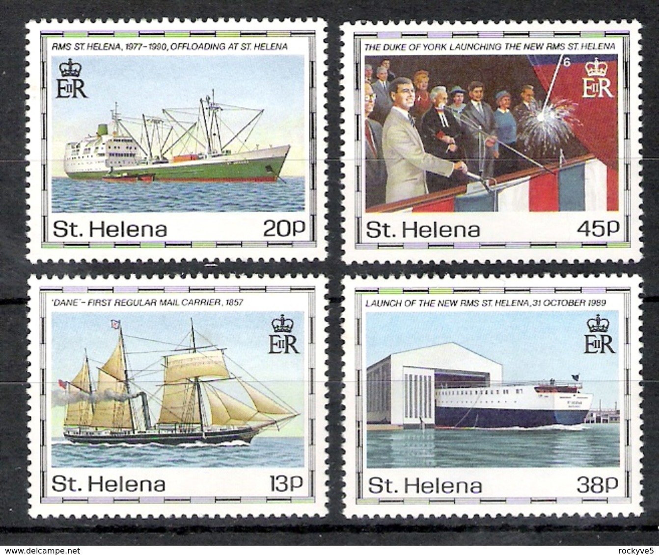 St Helena 1990 Maiden Voyage Of St Helena II  MNH  CV £7.85 - Isla Sta Helena