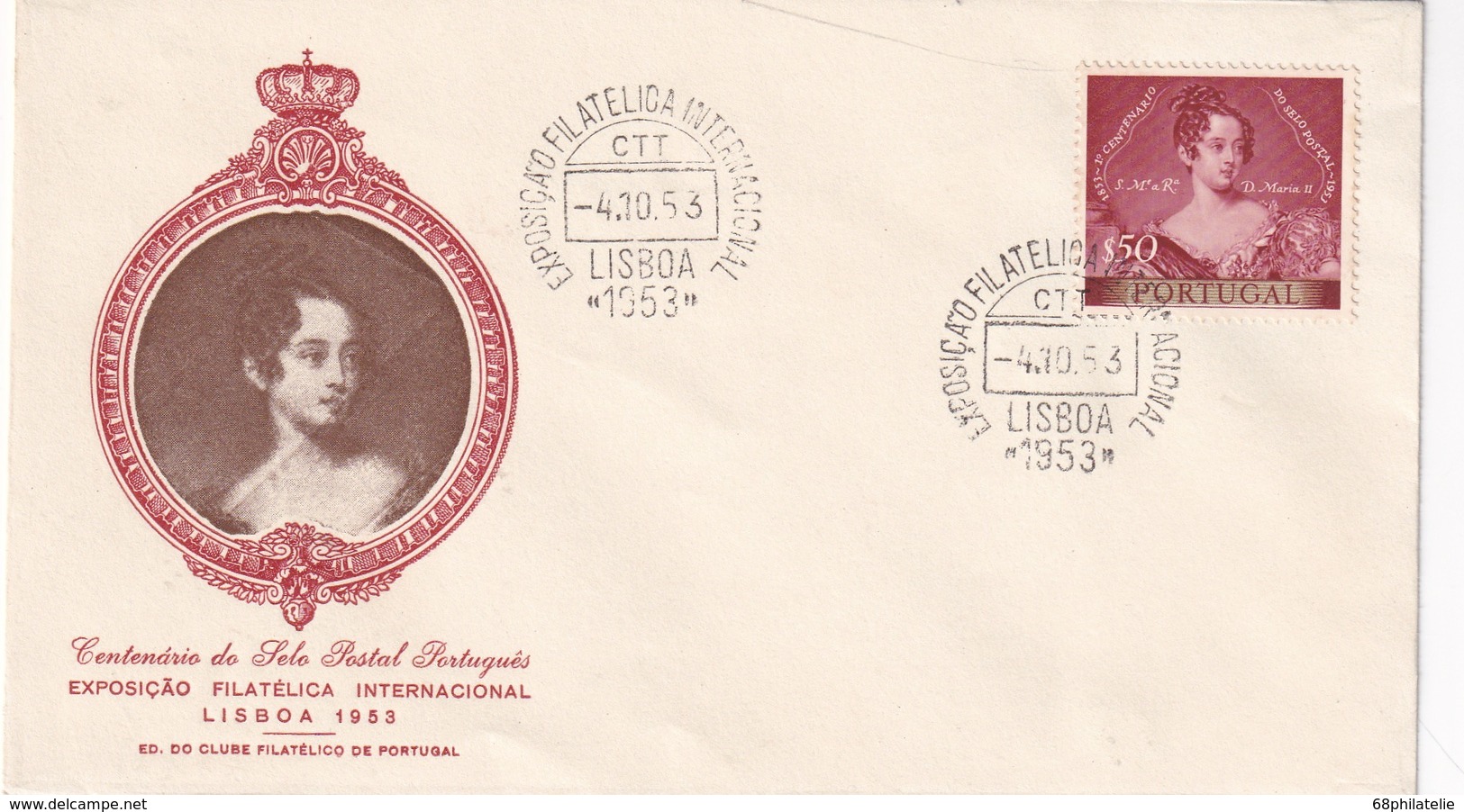 PORTUGAL 1953 LETTRE DE LISBONNE - Lettres & Documents