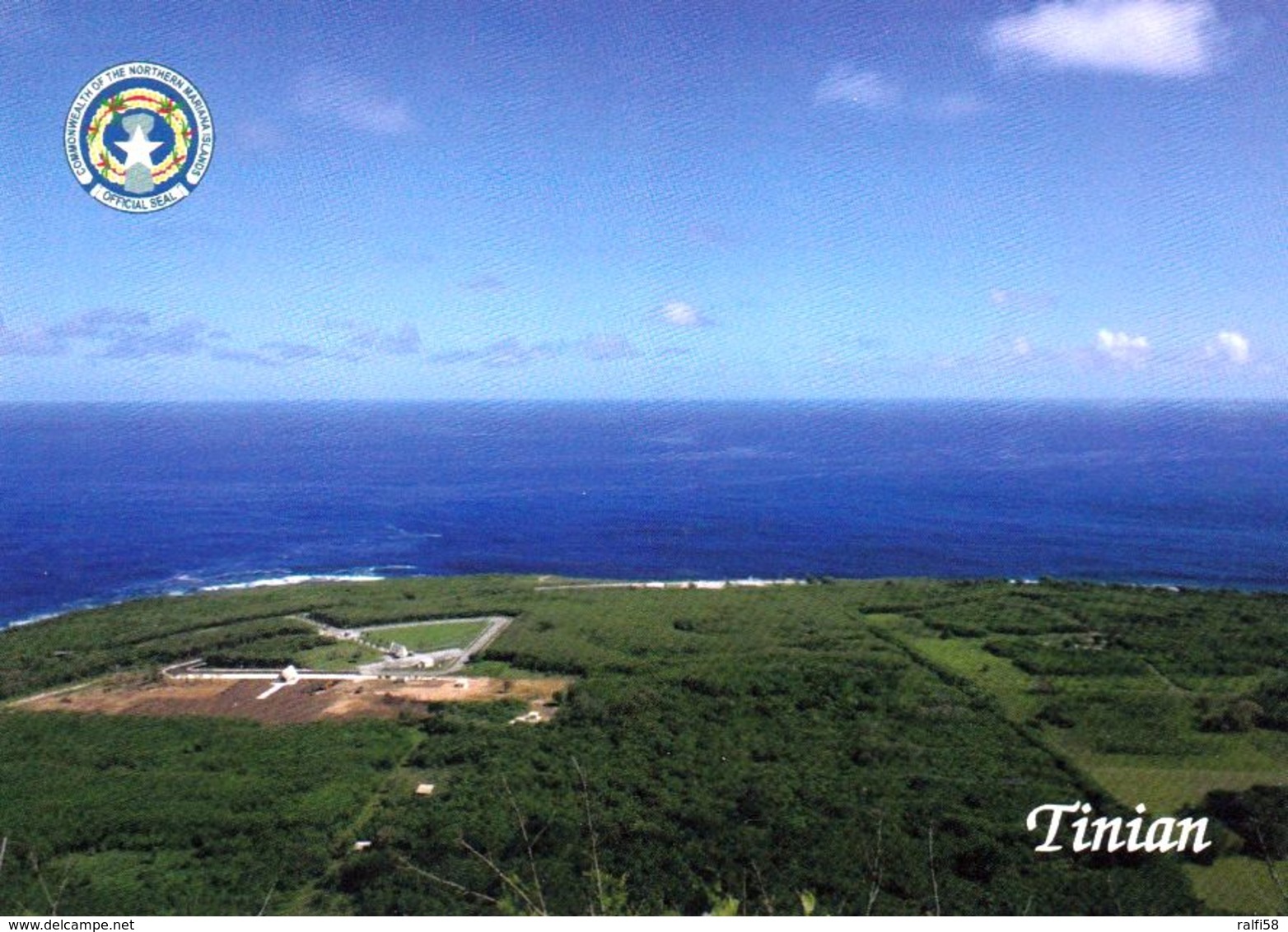 1 AK Northern Mariana Islands * Ansicht Der Insel Tinian - Eine Insel Der Nördlichen Marianen - Luftbildaufnahme * - Mariannes