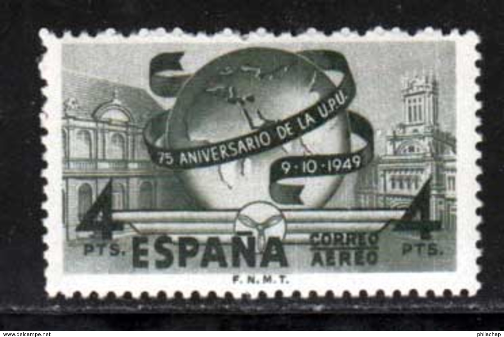 Espagne PA 1949 Yvert 240 * TB Charniere(s) - Neufs