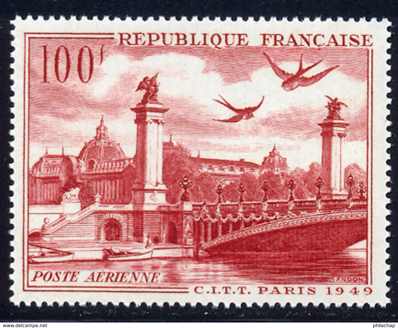 France PA 1949 Yvert 28 ** TB Bord De Feuille - 1927-1959 Neufs