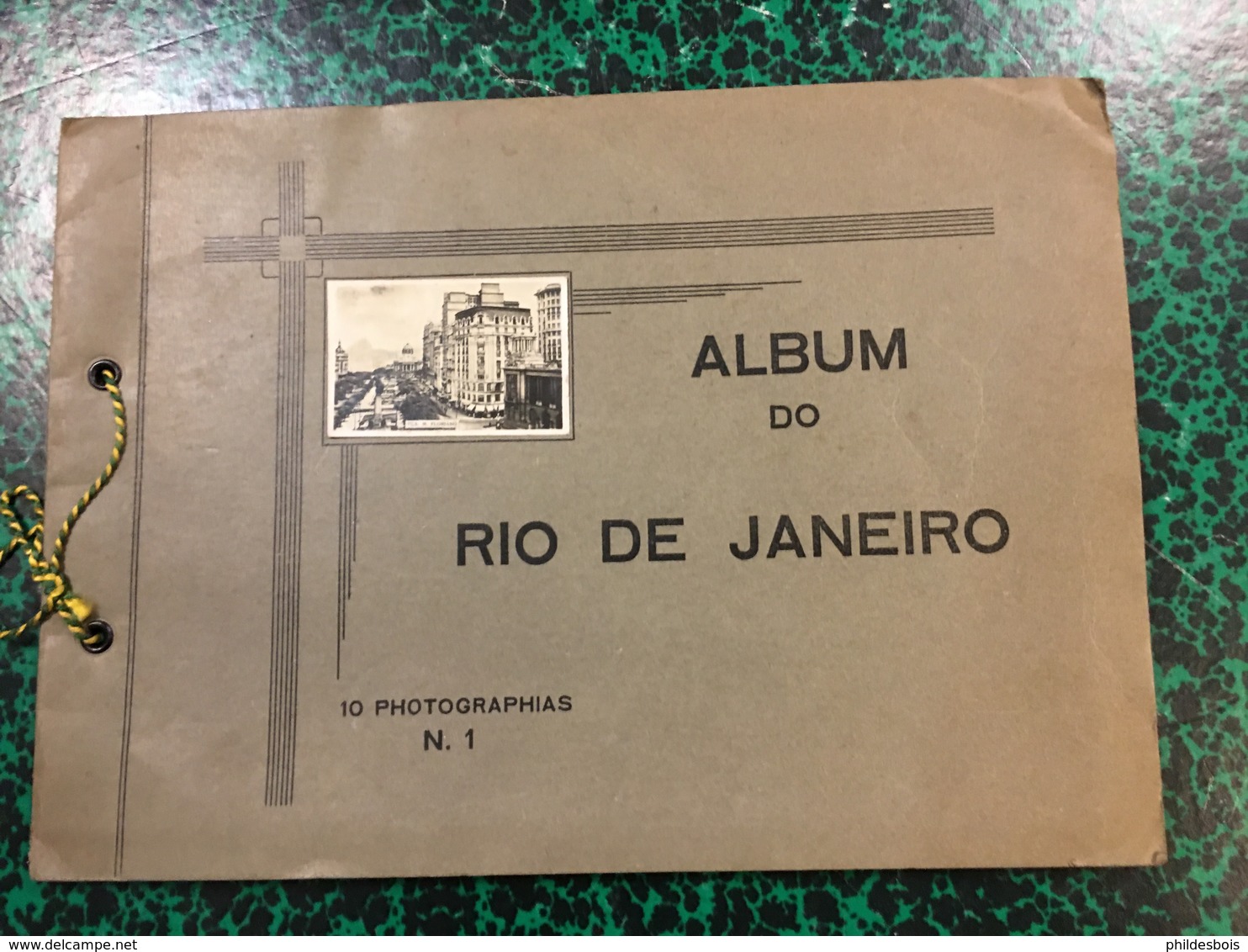 BRESIL  RIO DE JANEIRO  Album 10 Photographies Originale DIM : 22cm/17cm  Dont Derniere Photo PANORAMIQUE - Lieux