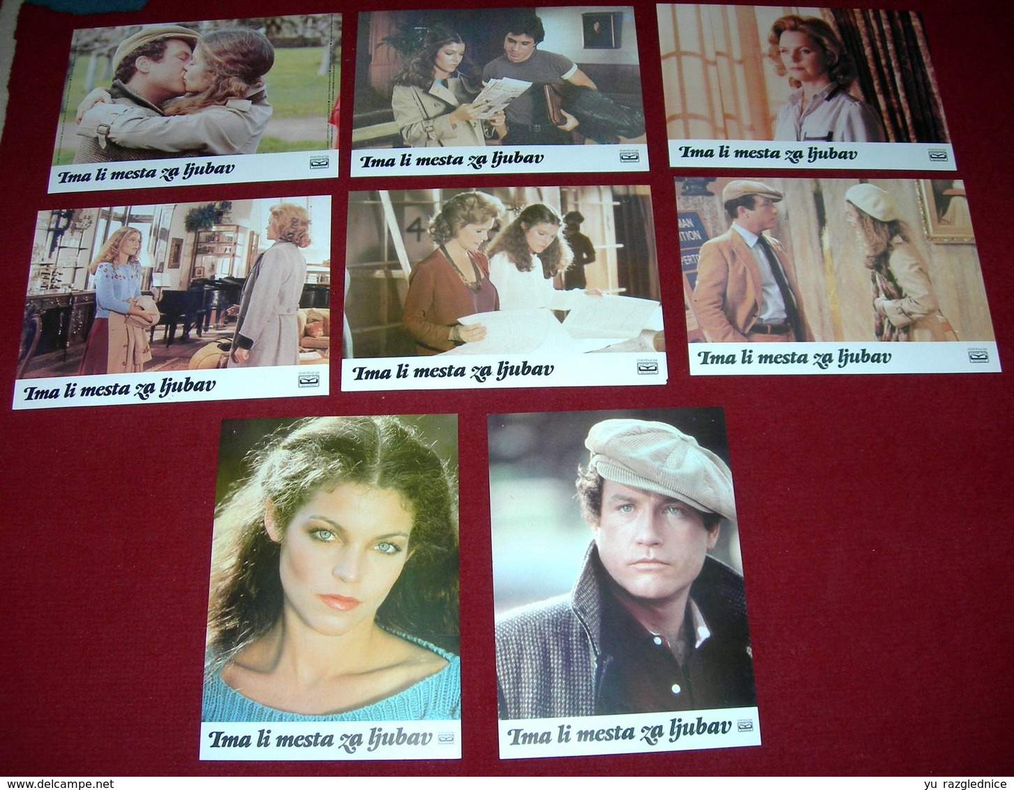 Richard Dreyfuss THE COMPETITION Amy Irving 8x Yugoslavian Lobby Cards - Photographs