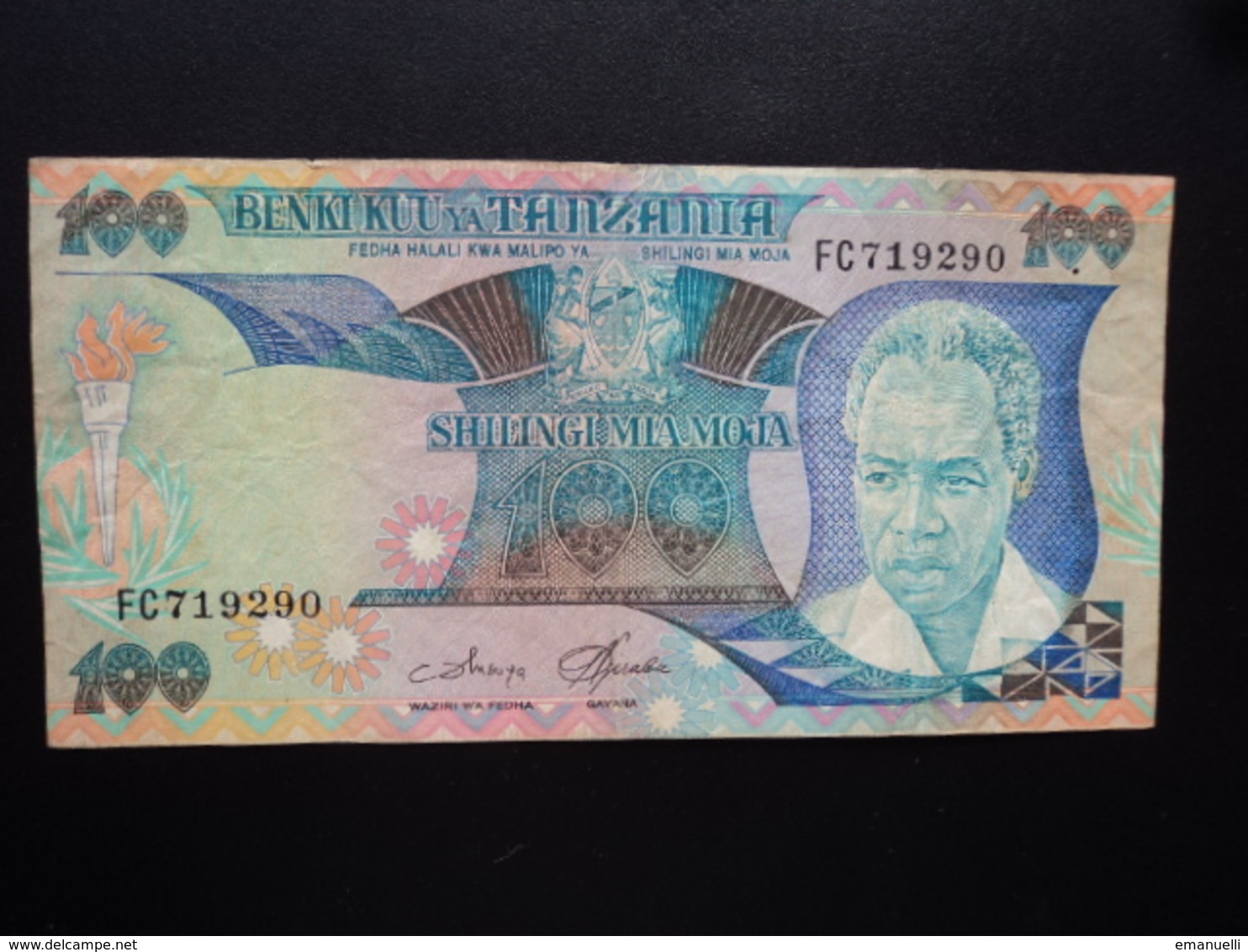 TANZANIE : 100 SHILINGI   ND 1986    P 14a     TTB - Tanzania