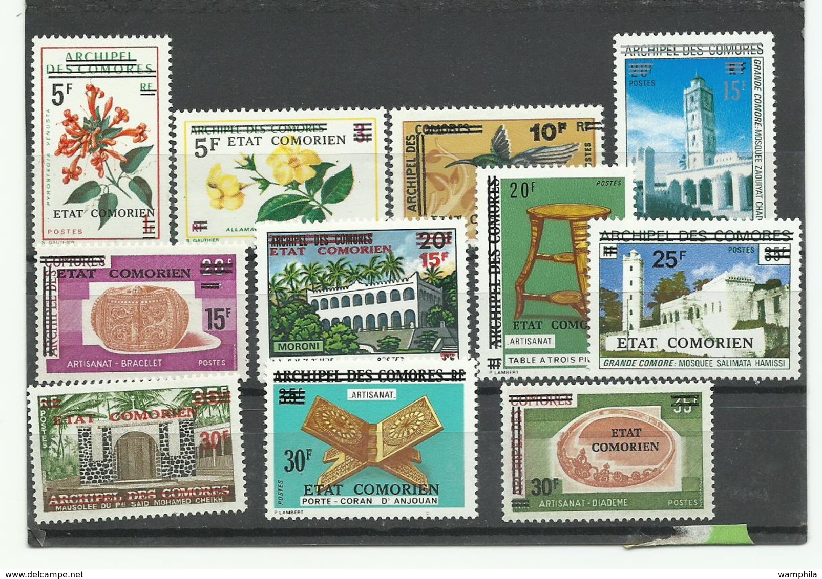 Comores, Séries De Timbres ** Voir Description & Scanns, Cote YT 144€ - Comores (1975-...)