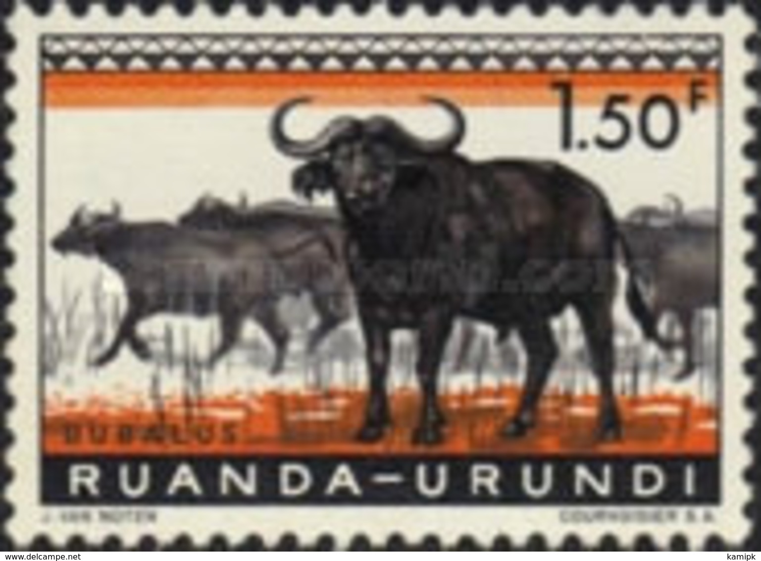 MINT  Ruanda-Urundi - Fauna -  1959 - Unused Stamps