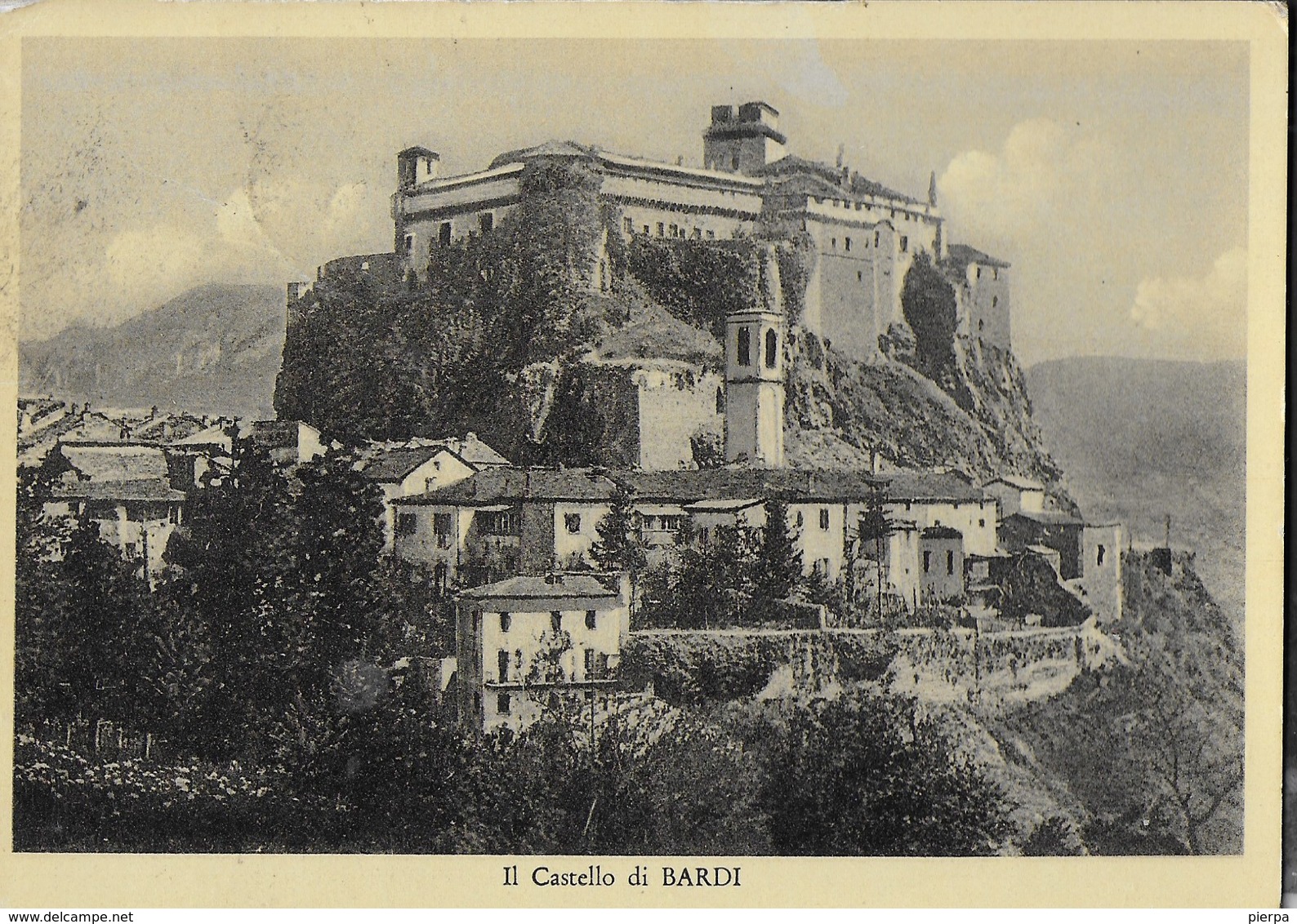 CASTELLO DI BARDI (PR) - VIAGGIATA 1959 - Castelli