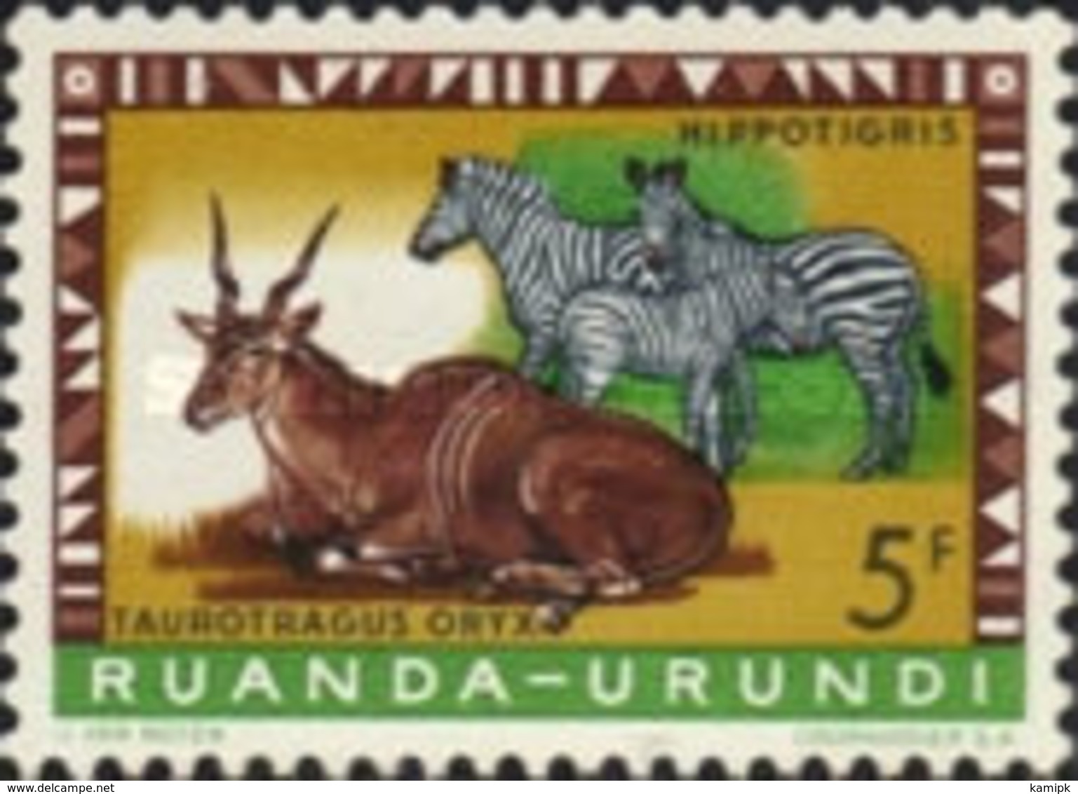MINT  Ruanda-Urundi - Fauna  -  1959 - Unused Stamps