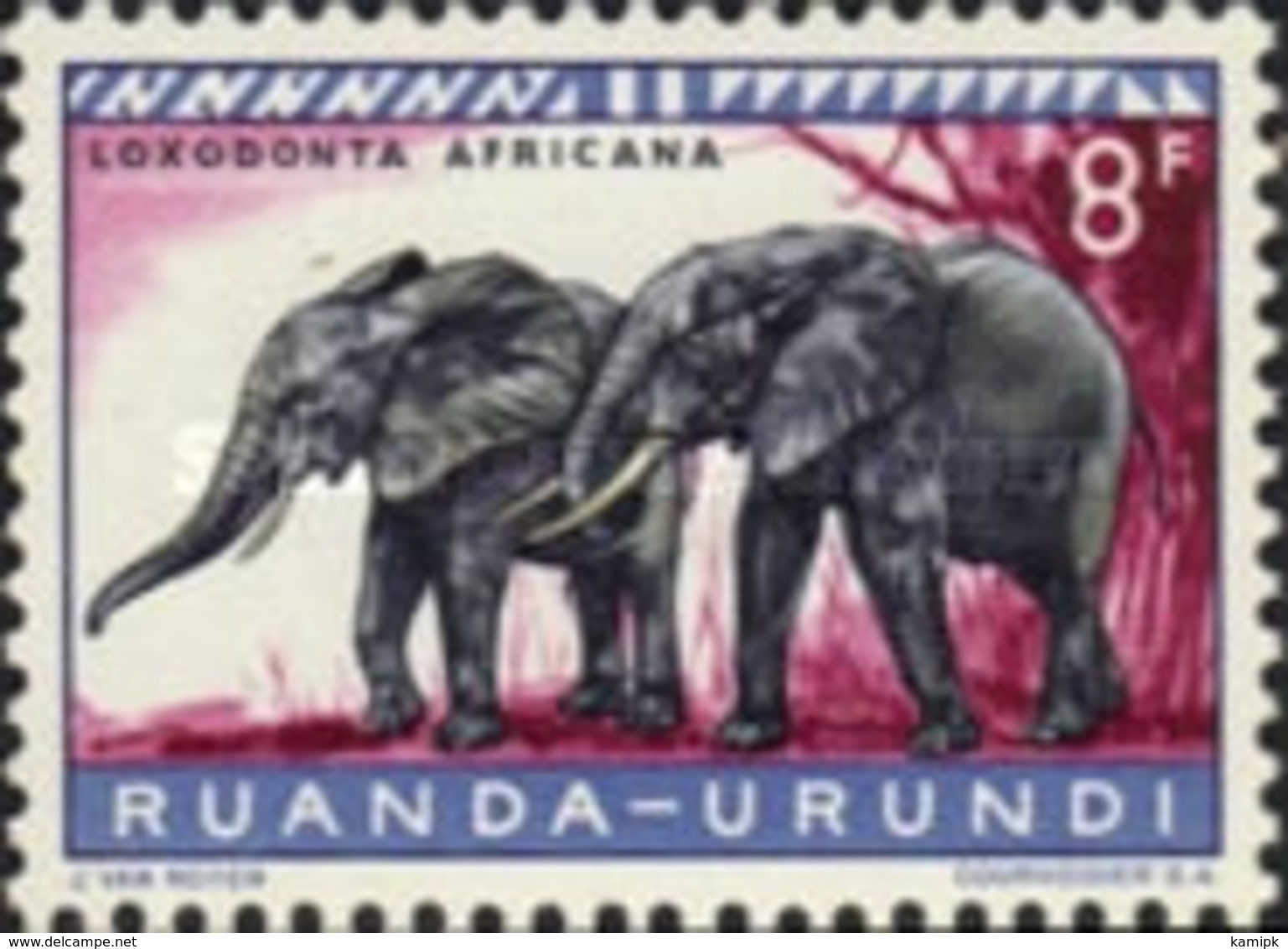 MINT  Ruanda-Urundi - Fauna  -  1959 - Unused Stamps