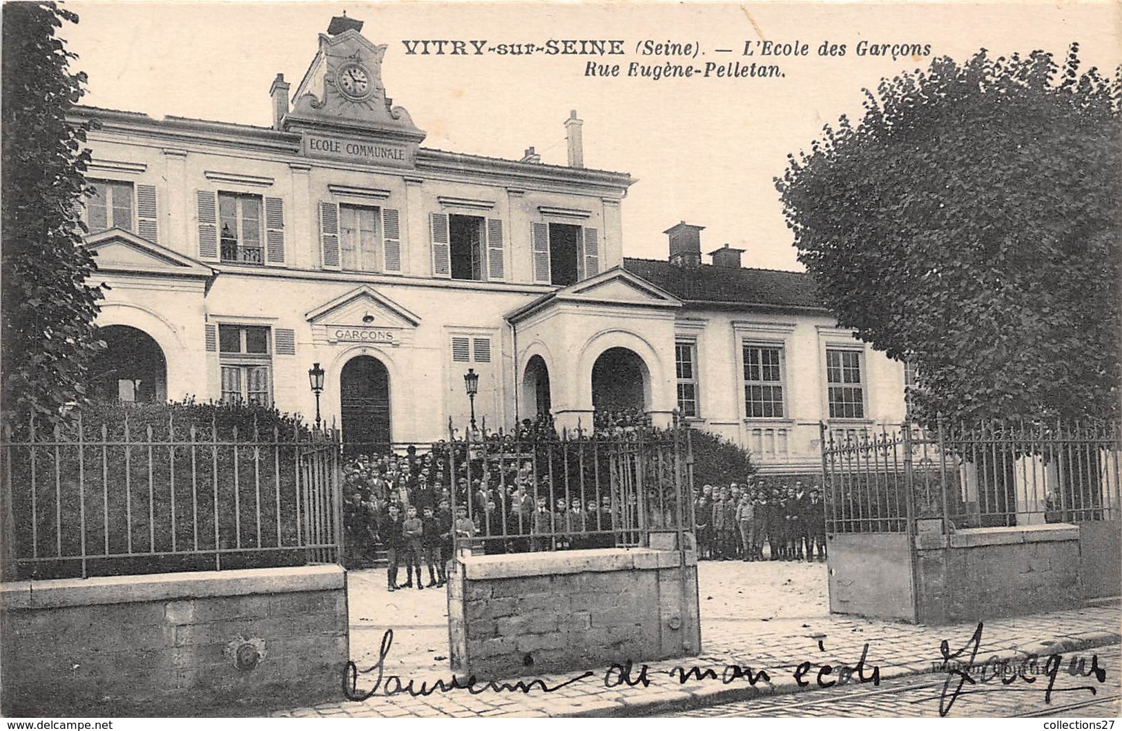 94-VITRY-SUR-SEINE- L'ECOLE DES GARCONS RUE EUGENE-PELLETAN - Vitry Sur Seine