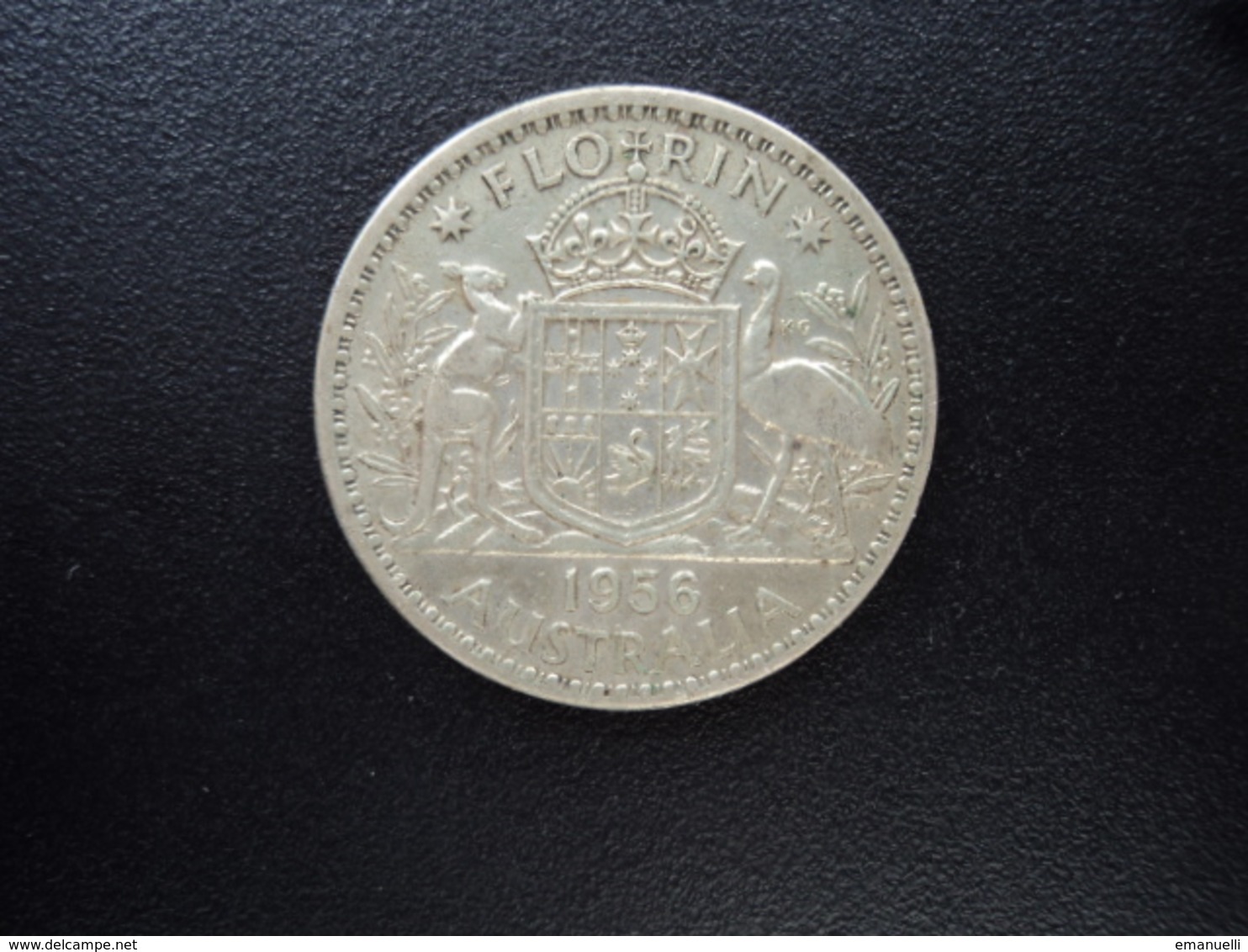 AUSTRALIE : 1 FLORIN   1956   KM 60    TB+ / TTB - Florin