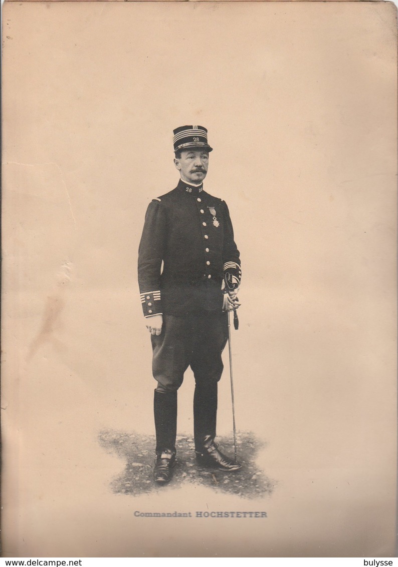 28 Eme BATAILLON DE CHASSEURS Grenoble 1907 - Régiments