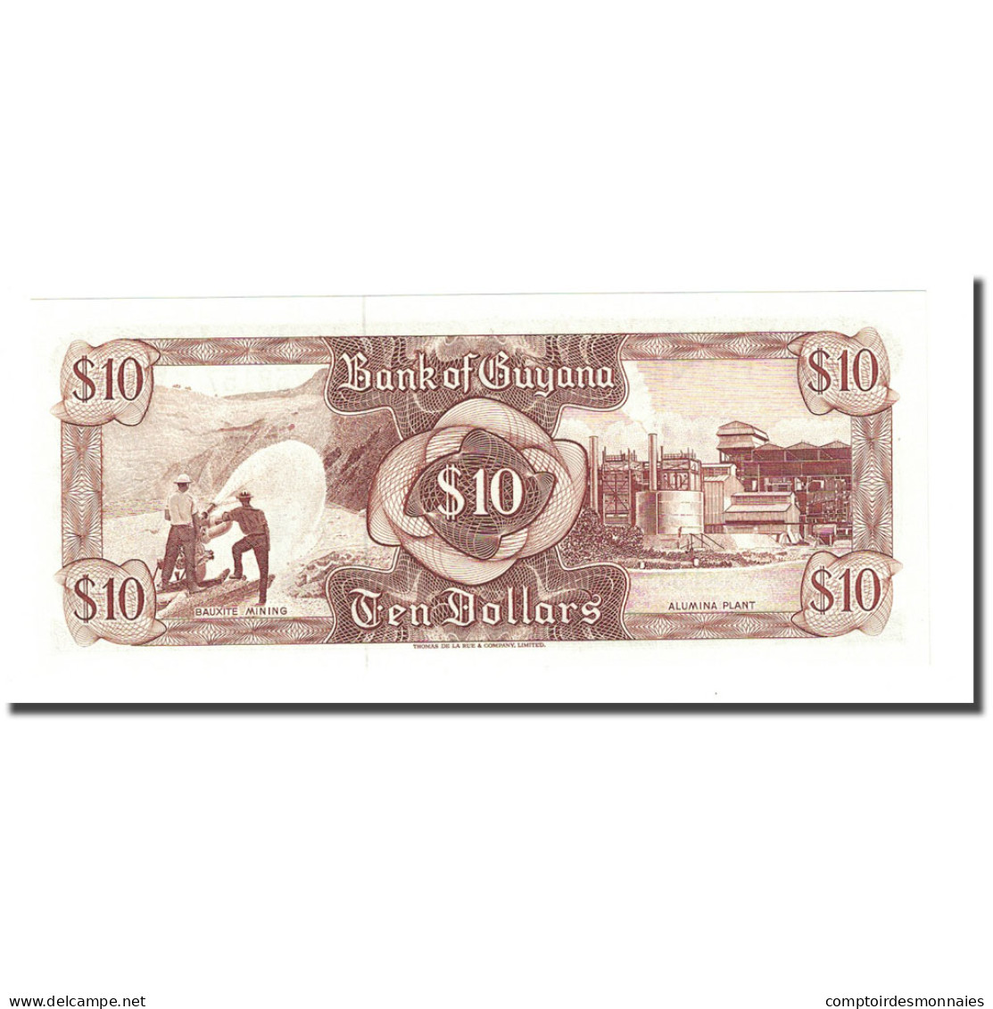 Billet, Guyana, 10 Dollars, Undated (1992), KM:23f, NEUF - Guyana