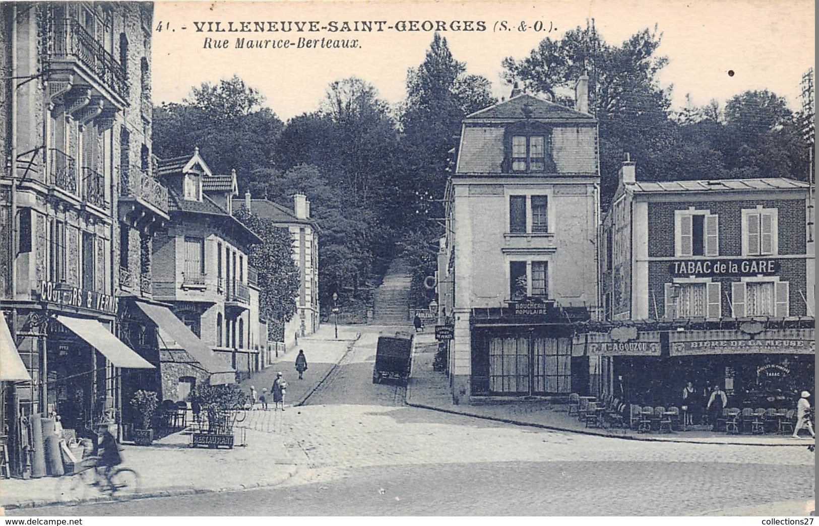 94-VILLENEUVE-SAINT-GEROGES- RUE MAURICE BERTEAUX - Villeneuve Saint Georges