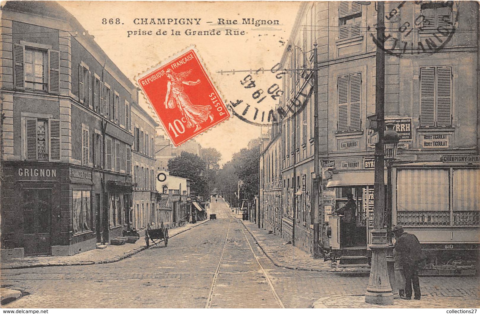 94-CHAMPIGNY-RUE MIGNON PRISE DE LA GRANDE RUE - Champigny Sur Marne