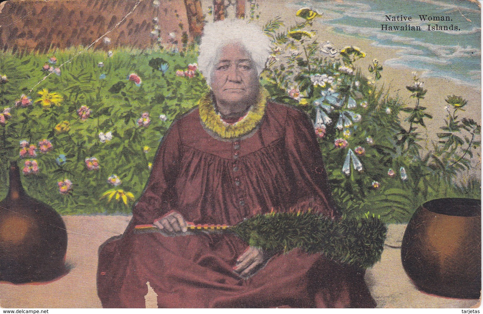 POSTAL DE HONOLULU DE A NATIVE WOMAN  (HAWAII) - Honolulu