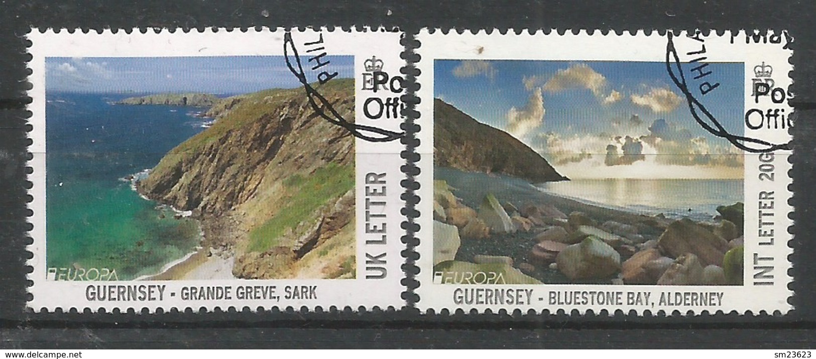 Guernsey  2012  Mi.Nr. 1376 / 1377 , EUROPA CEPT Visite / Besuche - Gestempelt / Used / (o) - 2012