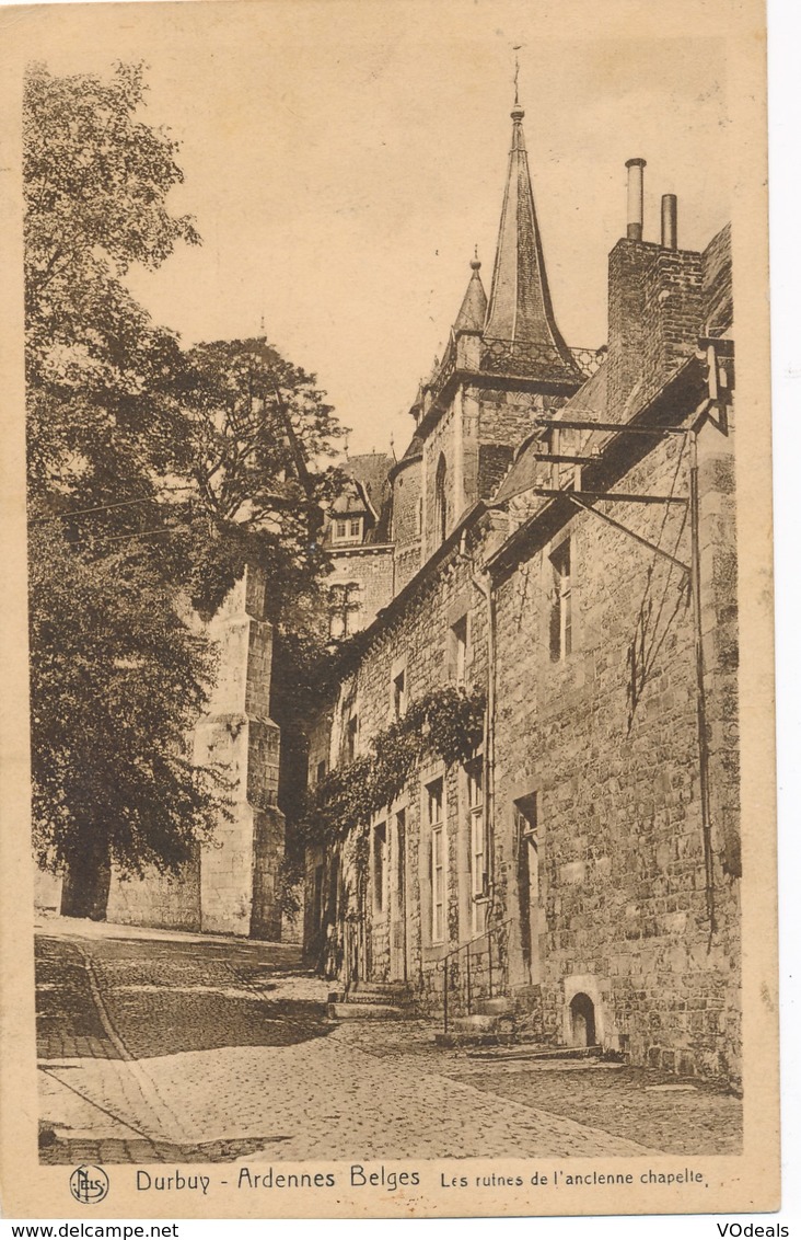 CPA - Belgique - Durbuy - Les Ruines De L'ancienne Chapelle - Durbuy
