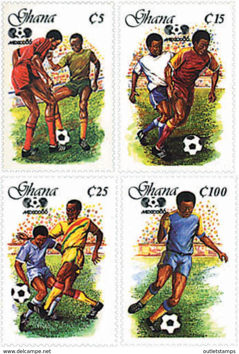 Ref. 27505 * NEW *  - GHANA . 1987. FOOTBALL WORLD CUP. MEXICO-86. COPA DEL MUNDO DE FUTBOL. MEXICO-86 - Ghana (1957-...)