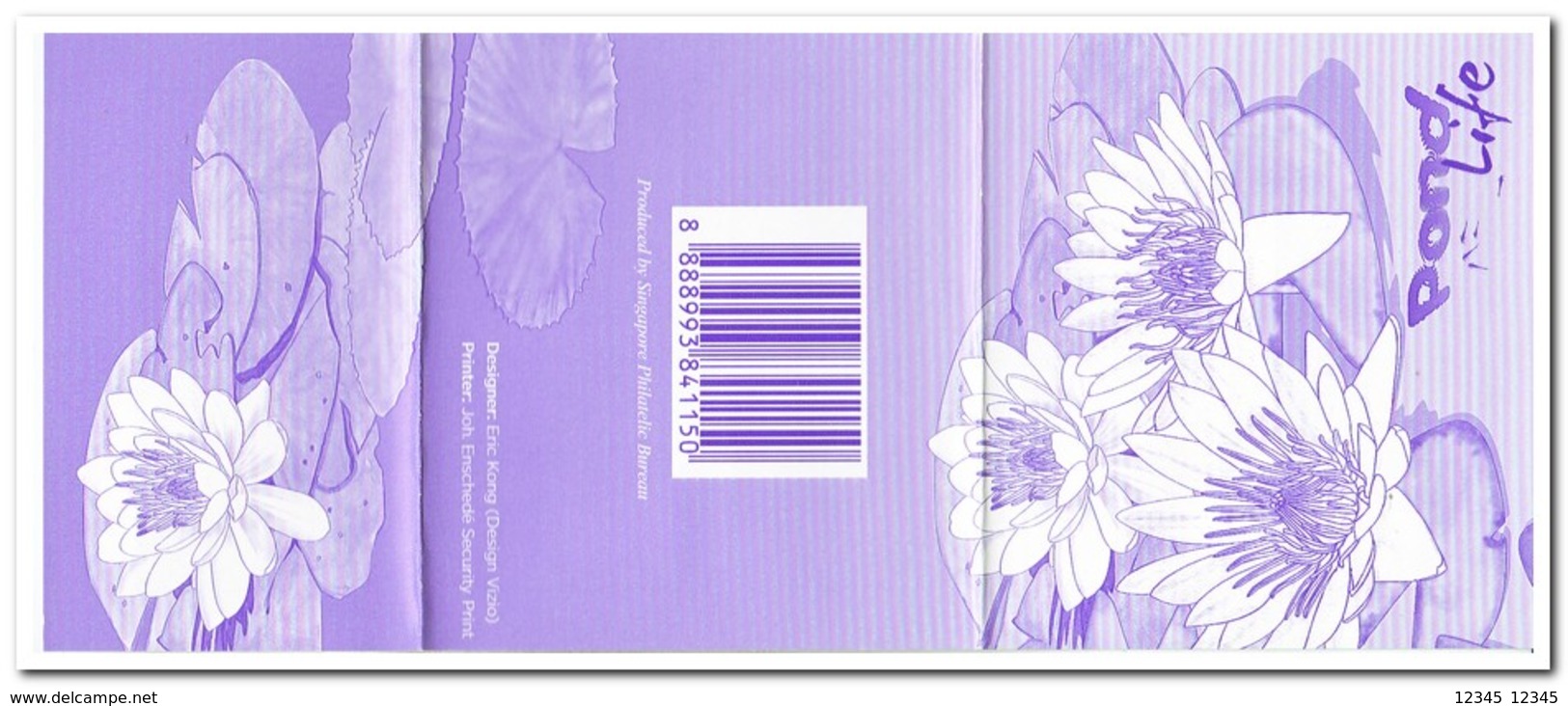 Singapore 2011, Postfris MNH, Flowers ( Booklet ) - Singapore (1959-...)