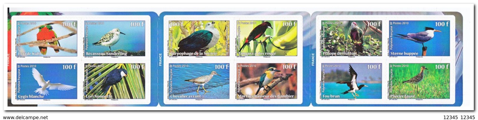 Frans Polynesië 2010, Postfris MNH, Birds ( Booklet ) - Booklets