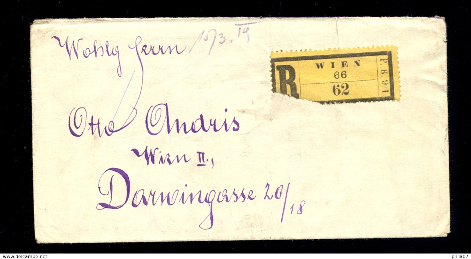 Austria - Letter Sent Loco Wien, Mixed Franking / 2 Scans - Sonstige & Ohne Zuordnung