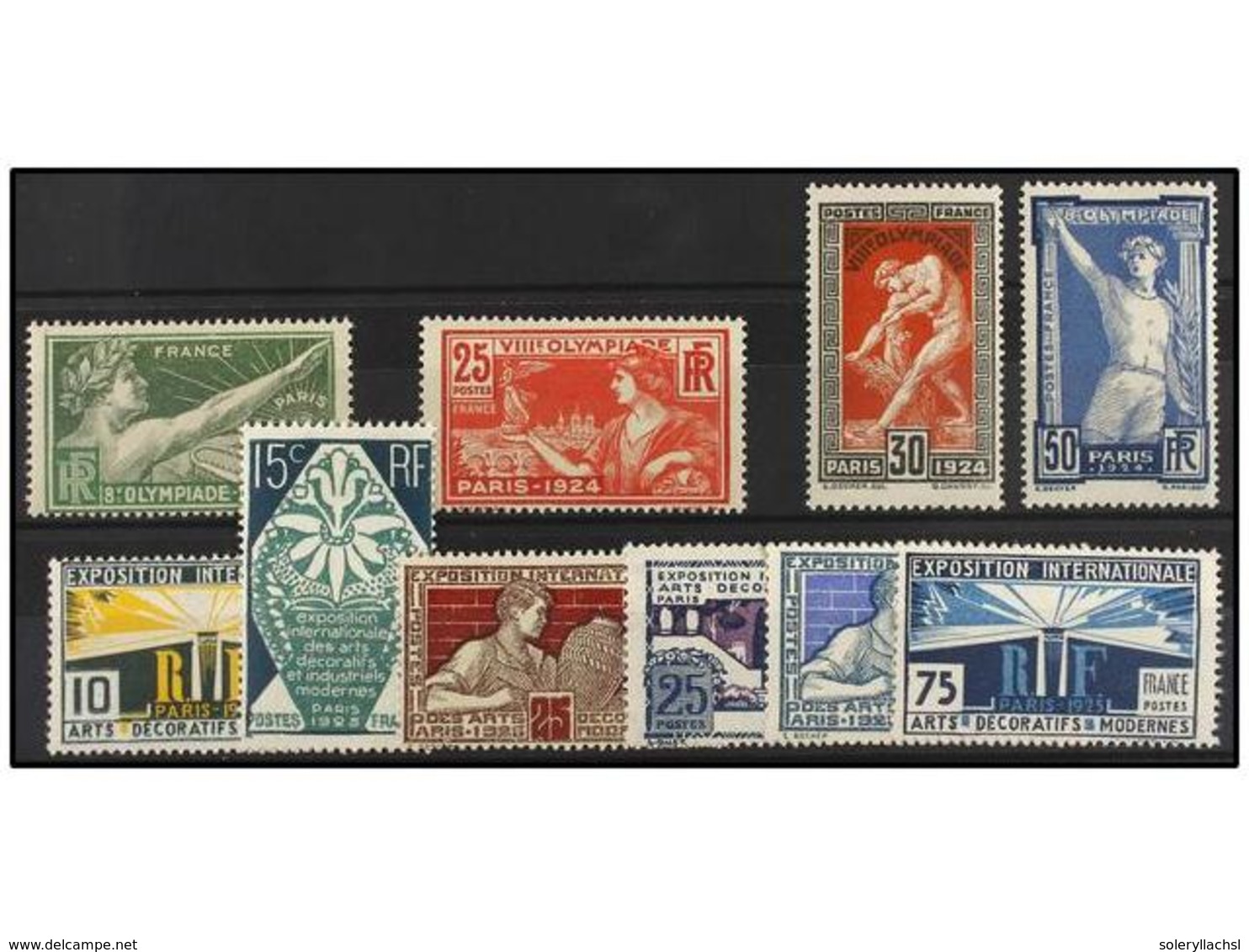 ** FRANCIA. Yv.183/86, 210/15. 1924-25. SERIES COMPLETAS. Muy Bonitos. Yvert.218€. - Altri & Non Classificati