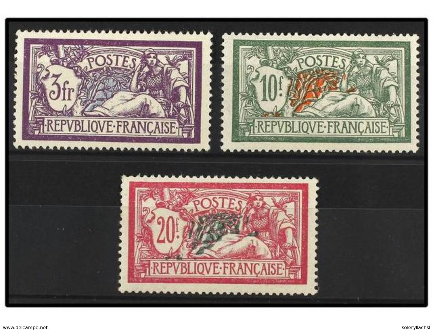 * FRANCIA. Yv.206/08. 1925-26. Serie Completa. Muy Bonita. Yvert.405€. - Altri & Non Classificati