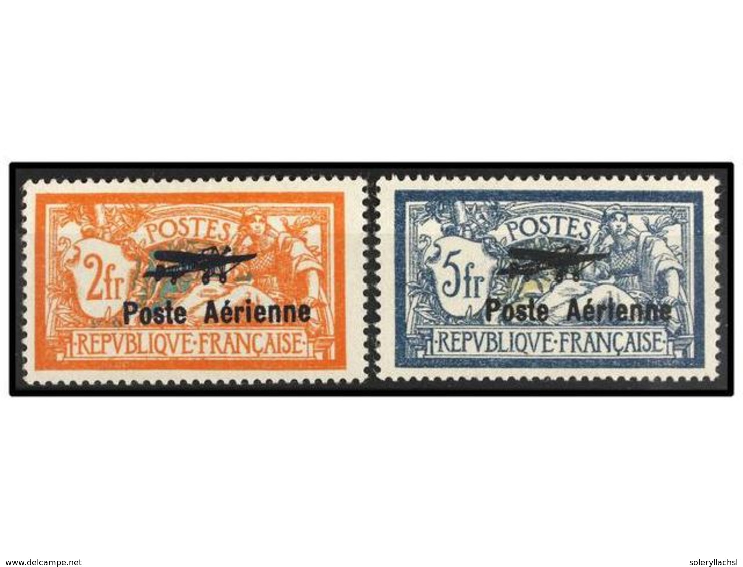 ** FRANCIA. Yv.A 1/2. 1927. SERIE COMPLETA. LUJO. Yvert.950€. - Sonstige & Ohne Zuordnung