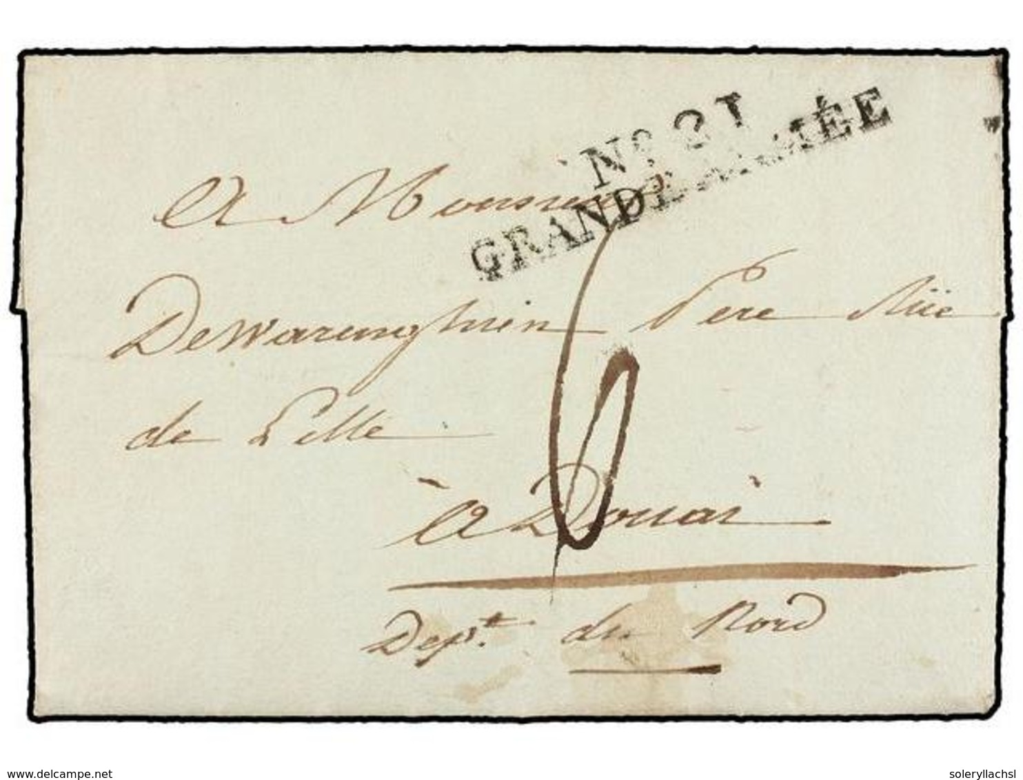 ALEMANIA. 1806. MUNICH To FRANCE. With  Nº 21/GRANDE ARMEE  Mark. - Sonstige & Ohne Zuordnung