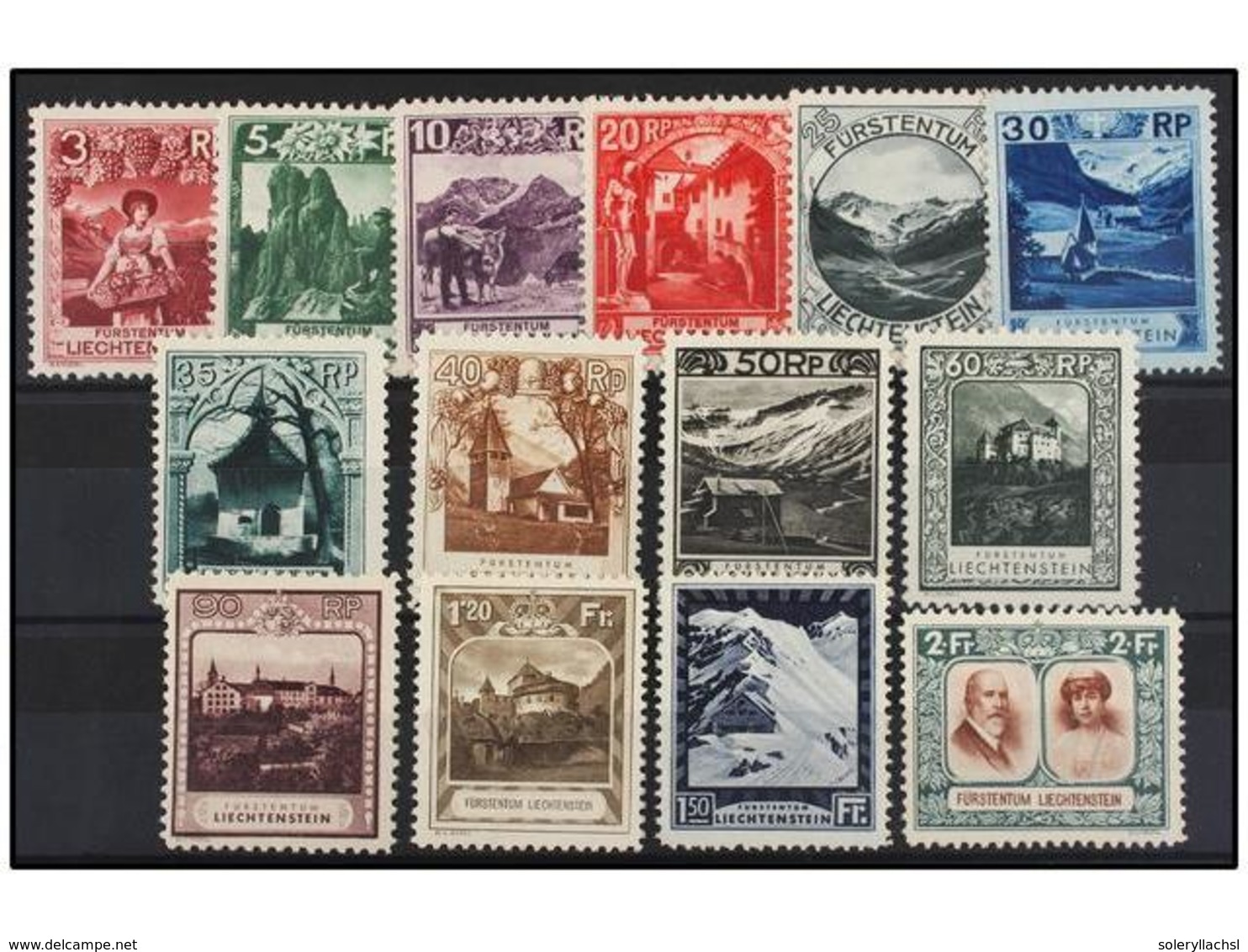 ** LIECHTENSTEIN. Mi.94/107. 1930. COMPLETE Set, Never Hinged. Michel.1.400€. - Sonstige & Ohne Zuordnung