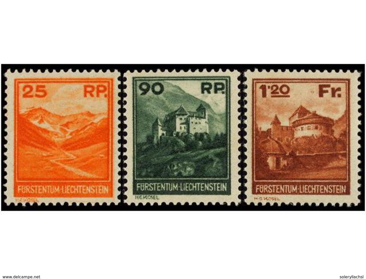 ** LIECHTENSTEIN. Ed.111/13. 1933. Complete Set, Never Hinged. LUXE. Cat. 1.000€. - Sonstige & Ohne Zuordnung