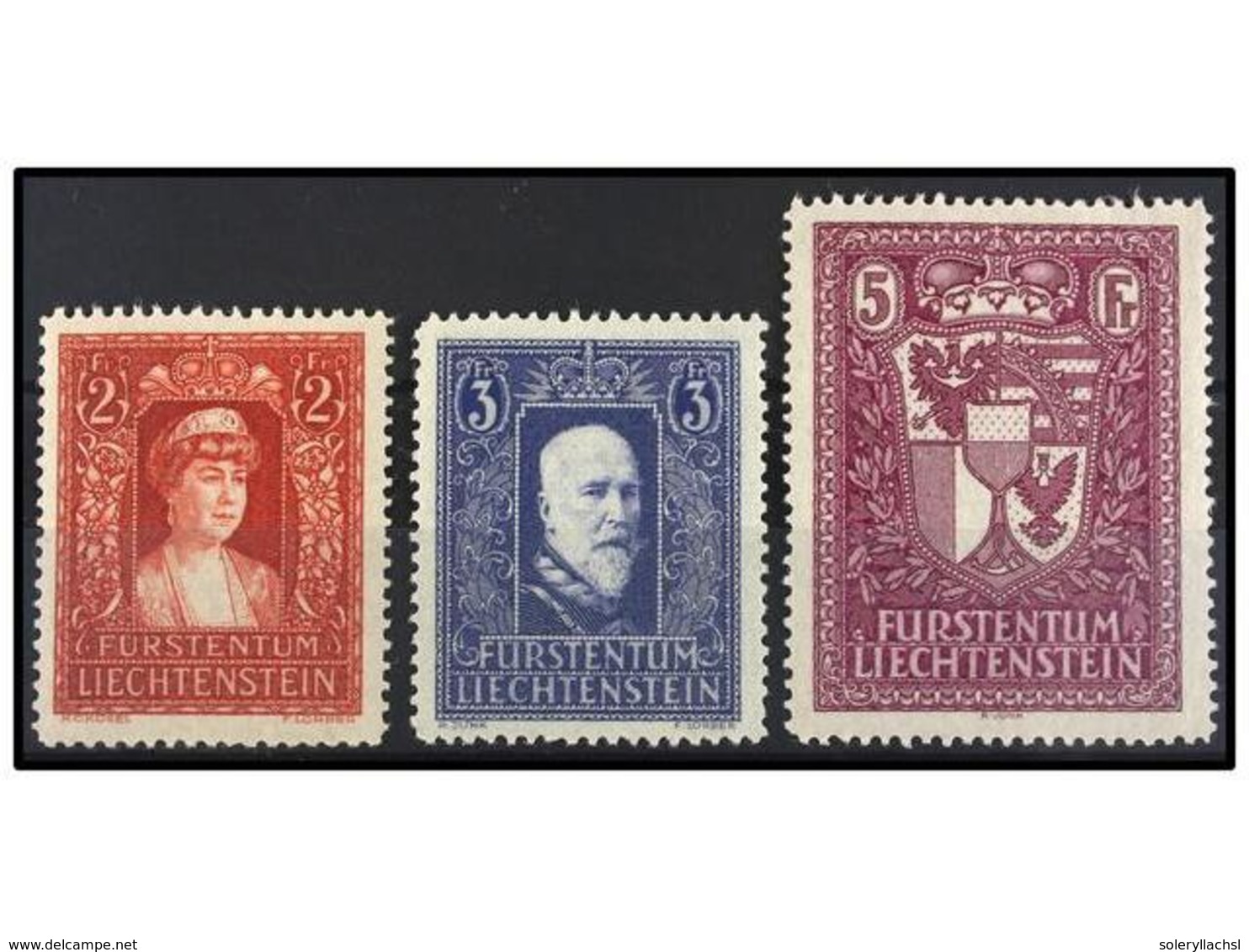 ** LIECHTENSTEIN. Mi.140/42. 1933. COMPLETE Set, Never Hinged. Michel.800€. - Autres & Non Classés