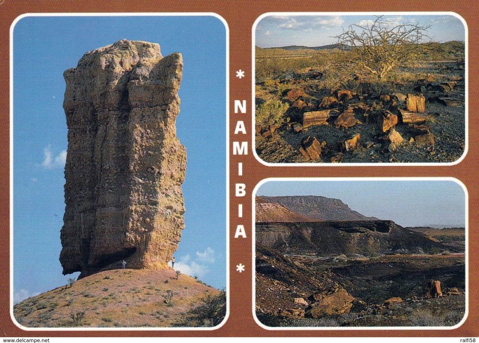 1 AK Namibia * "Fingerklip" Im Ugab Valley - Petrified Forest - "Burnt Mountain" Near Twyfelfontein * - Namibie