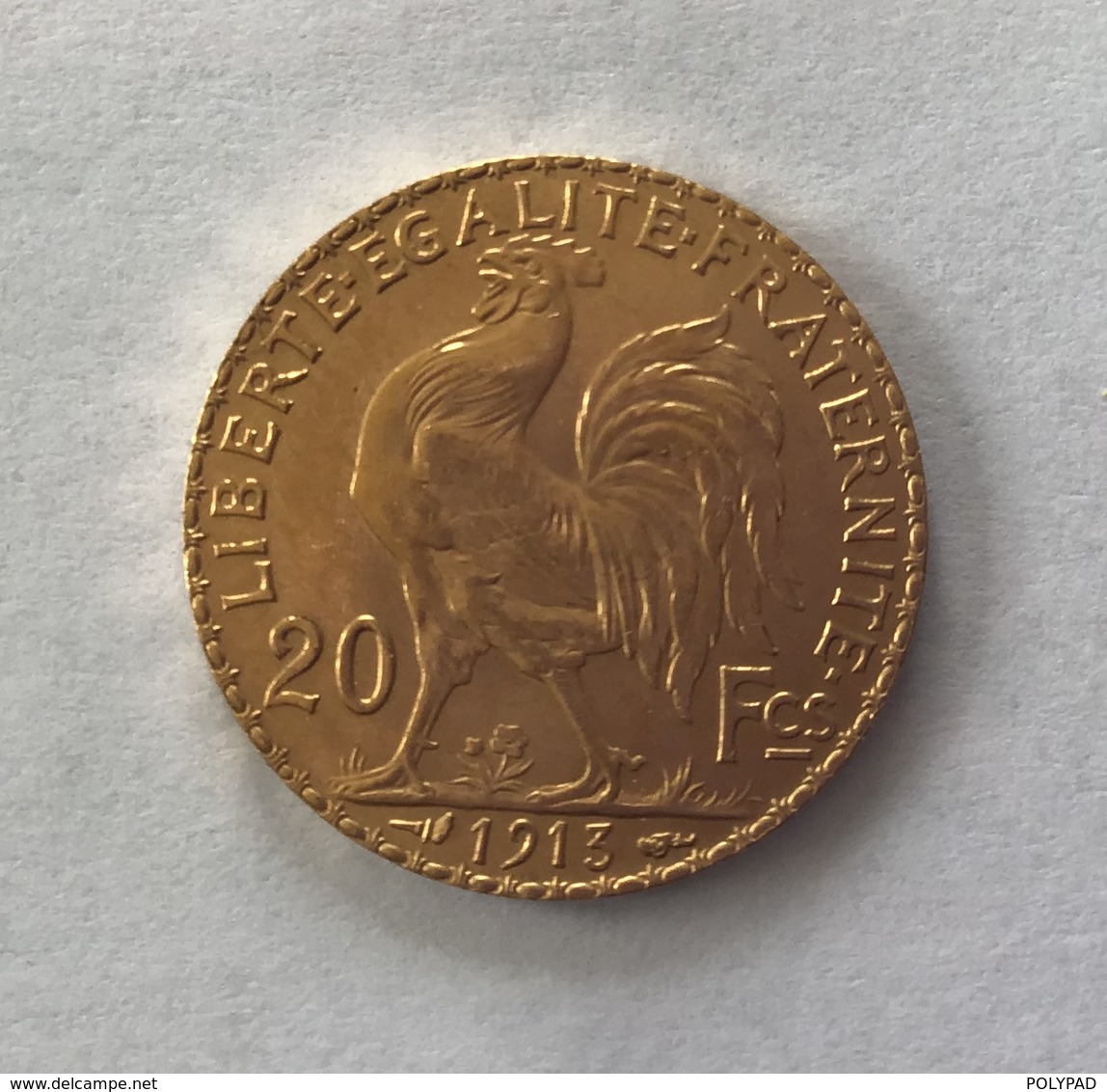 20 Francs Or COQ 1913 - Other & Unclassified