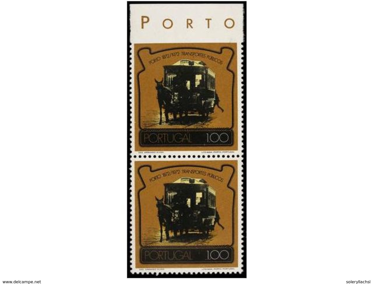 ** PORTUGAL. Af.1198. 1973.  1 Esc.  Multicolor, Pareja Vertical  MARGEN SUPERIOR SIN DENTAR.  Muy Pocos Ejemplares Cono - Altri & Non Classificati