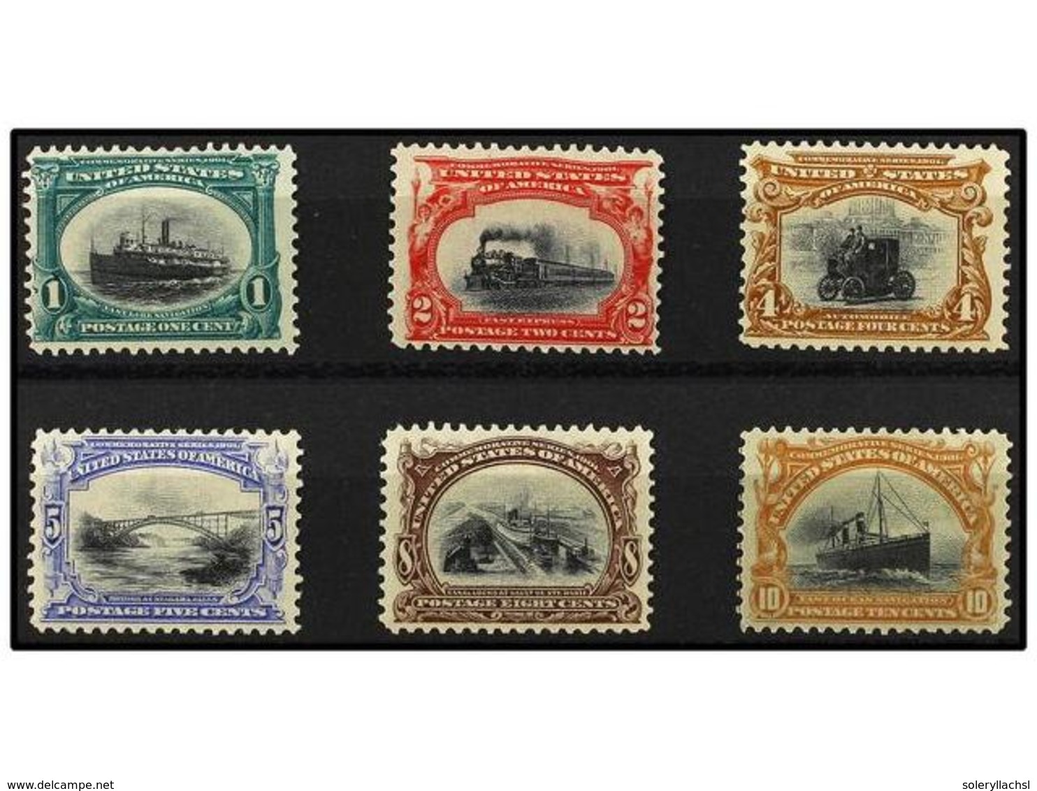 * ESTADOS UNIDOS. Sc.294/99. 1901. Complete Set, Well Centered. VERY FINE. Scott.419$. - Altri & Non Classificati