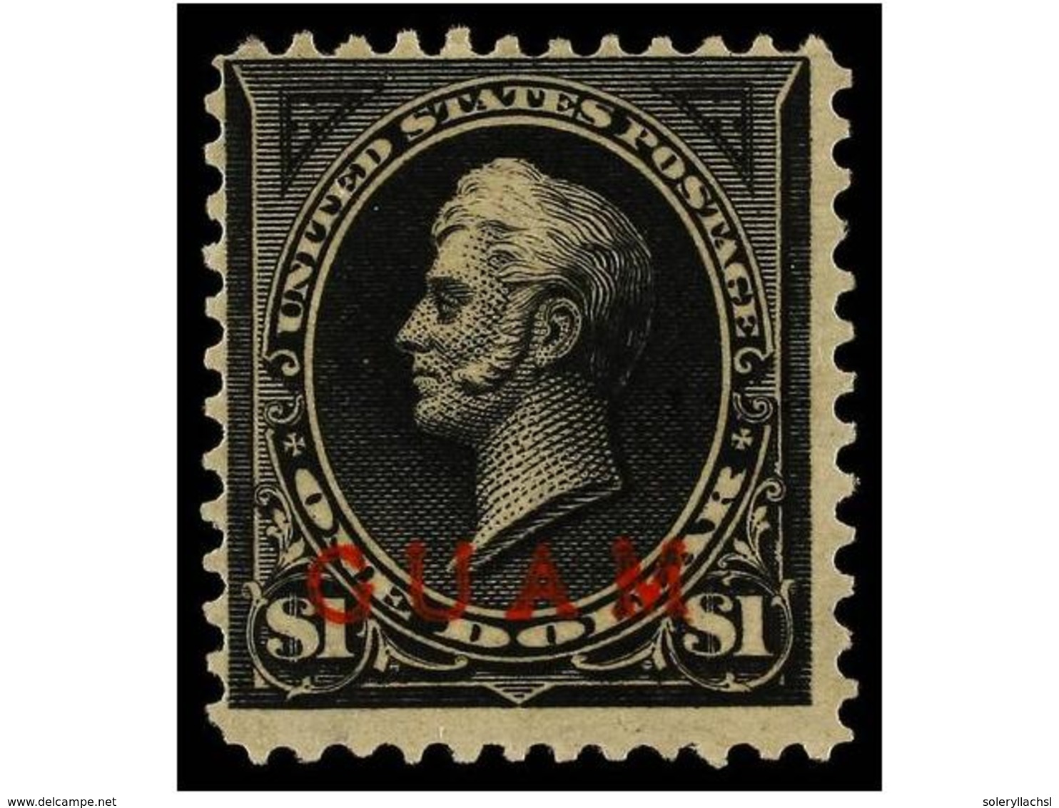 ** ESTADOS UNIDOS. Sc.12. 1899.  CANAL ZONE. 1 Dollar  Black, Never Hinged. Scott.700$. - Altri & Non Classificati