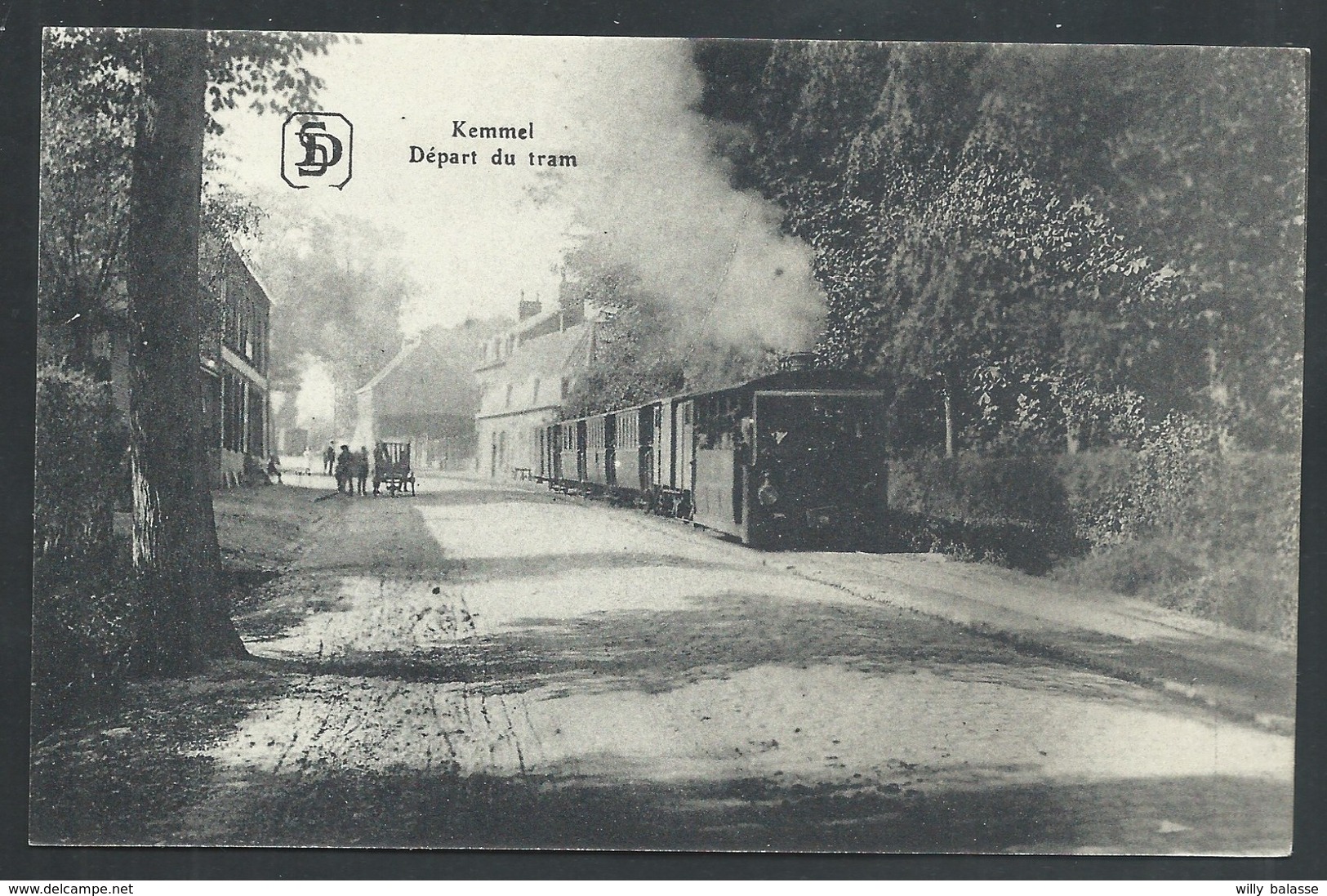 +++ CPA - KEMMEL - Départ Du Tram   // - Heuvelland